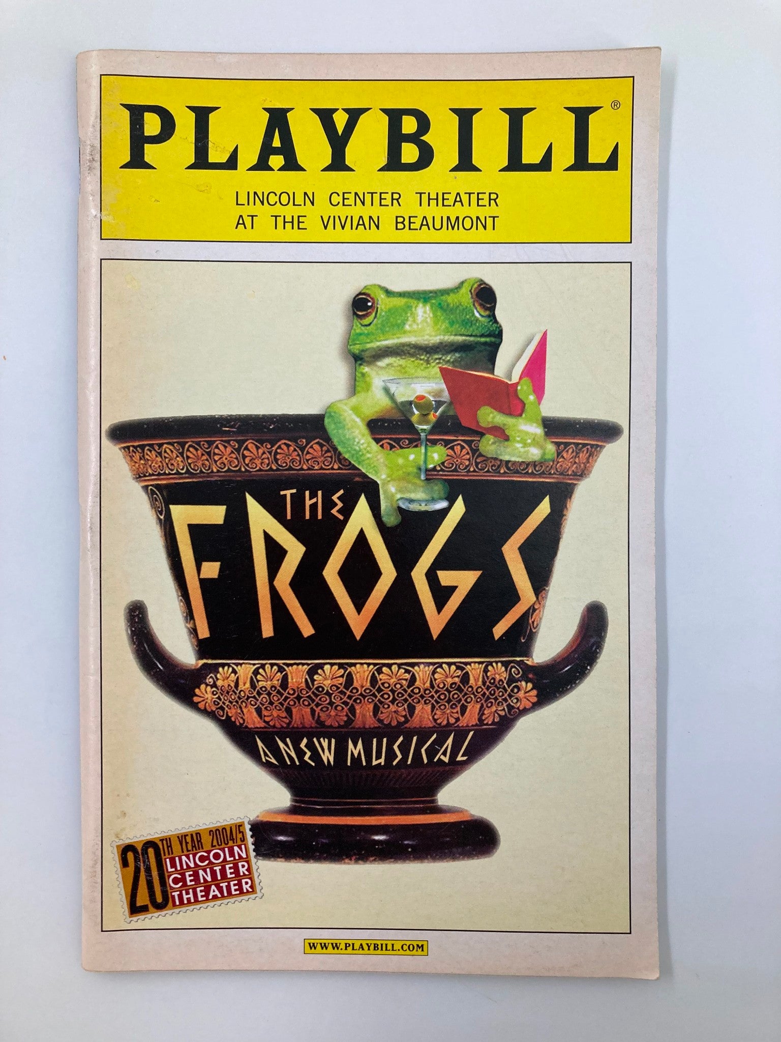 2004 Playbill Lincoln Center Theater The Frogs Ryan L. Ball, Roger Bart