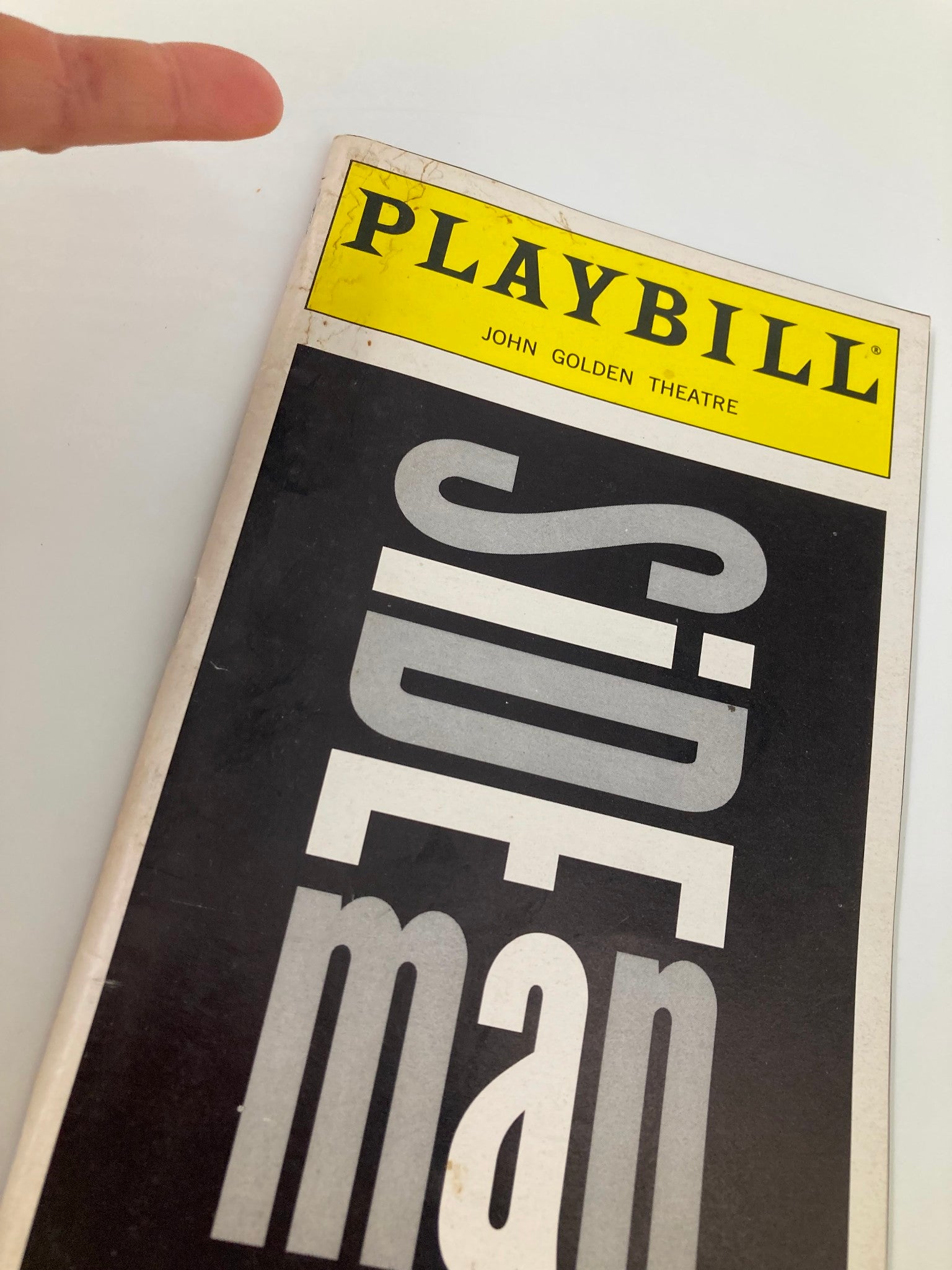 1999 Playbill Golden Theatre Side Man Edie Falco, Frank Wood, Scott Wolf