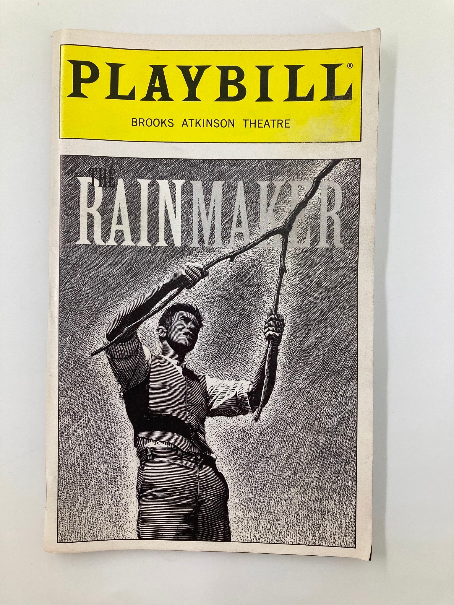 1999 Playbill Brooks Atkinson Theatre The Rain Maker Woody Harrelson Randle Mell