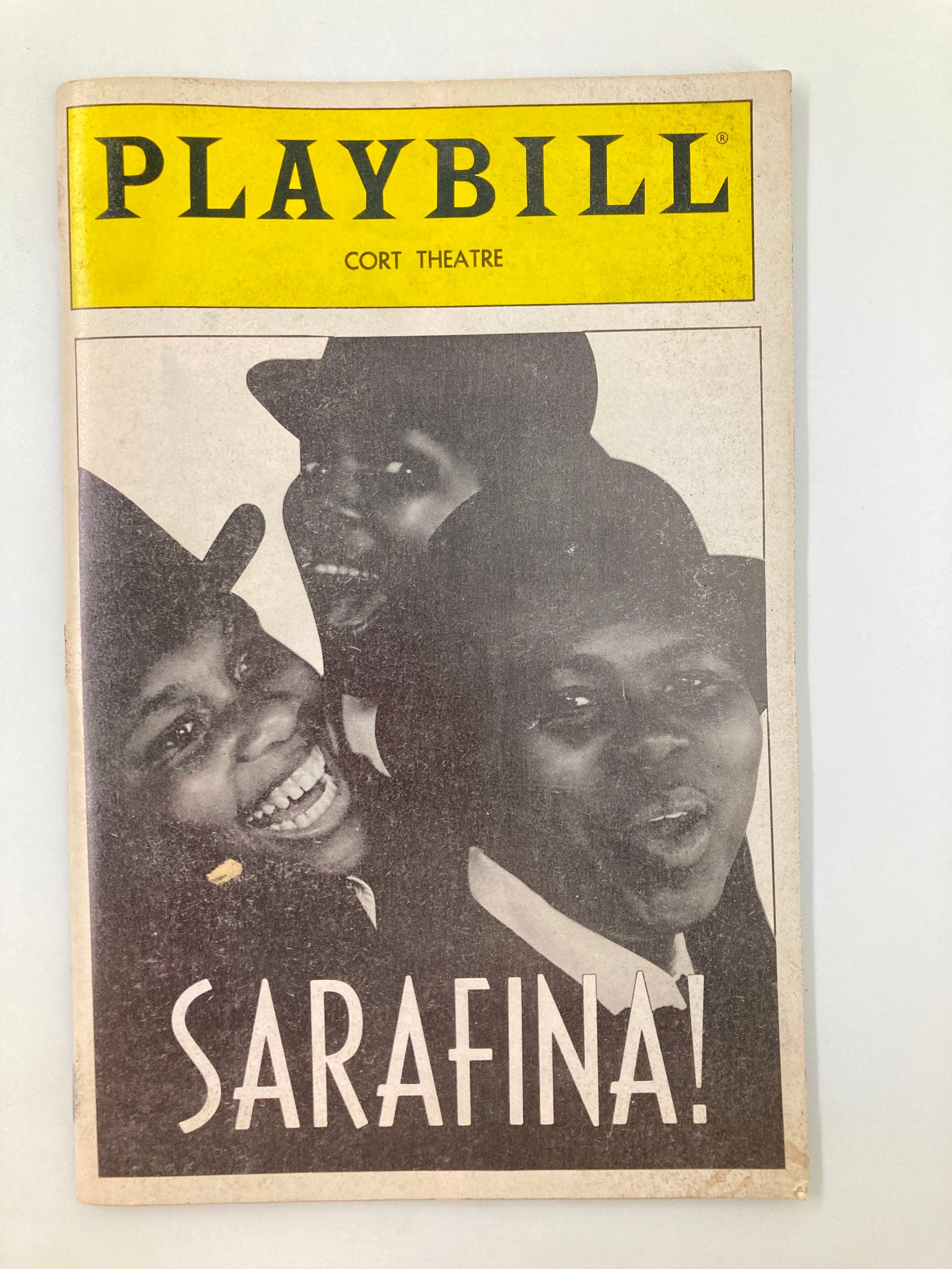 1989 Playbill Cort Theatre Sarafina! Baby Cele, Dumisani Dlamini, Congo Hadebe