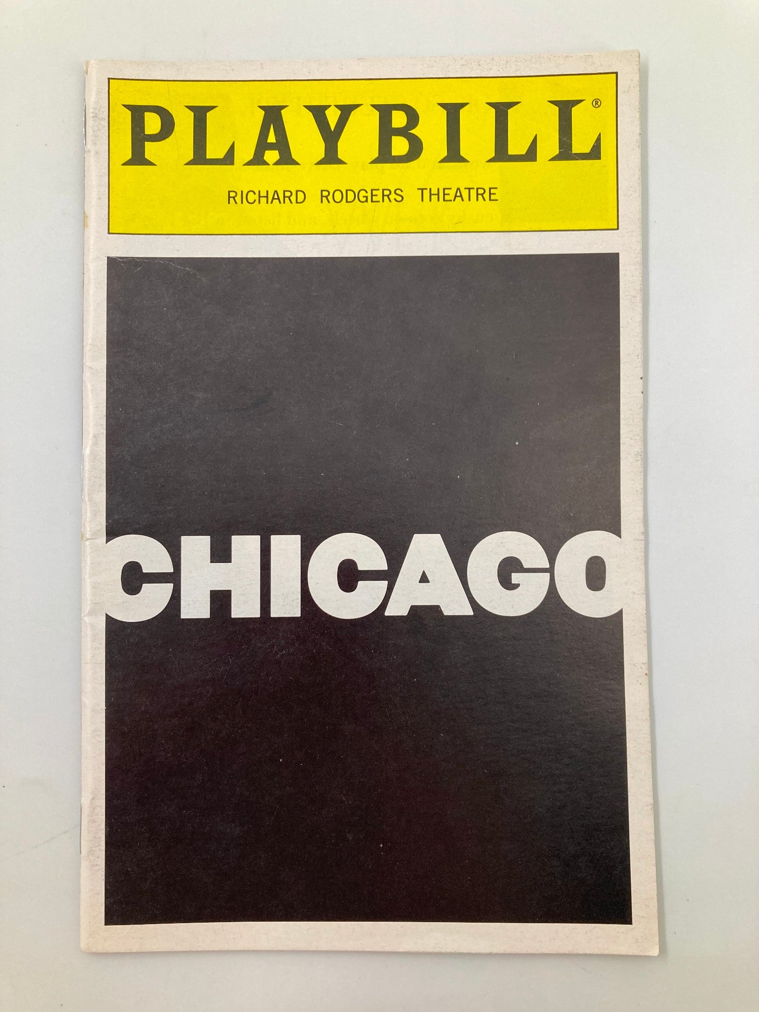 1997 Playbill Richard Rodgers Theatre Chicago Ann Reinking, James Naughton