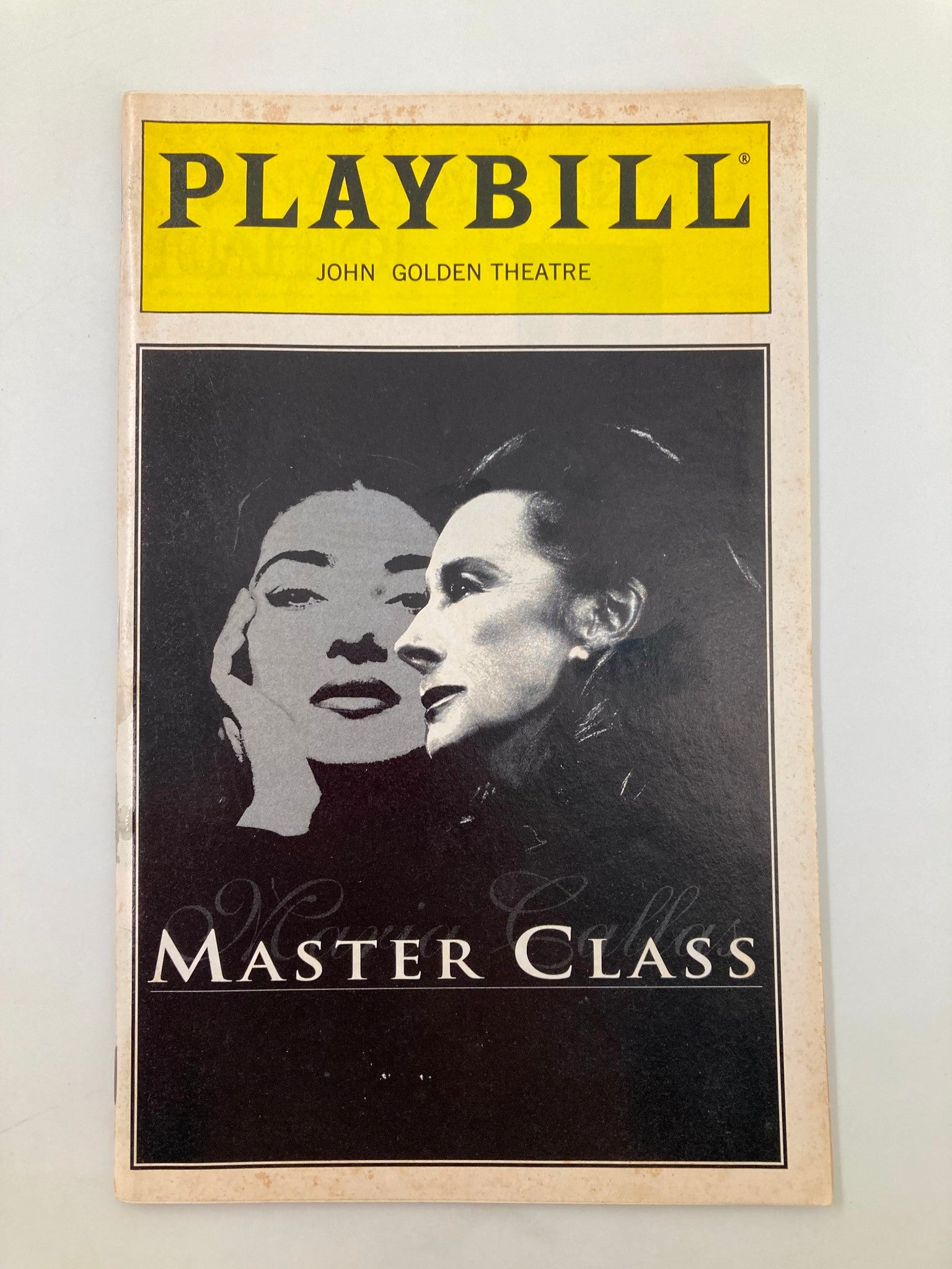 1996 Playbill Golden Theatre Zoe Caldwell in Maria Callas Master Class