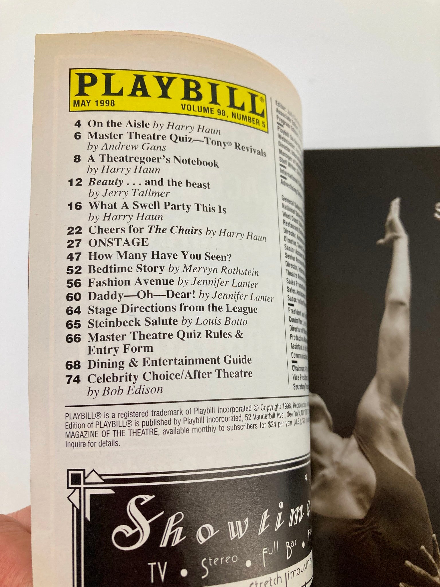 1998 Playbill Longacre Theatre Golden Child Tsai Chin Randall Duk Kim MingNa Wen