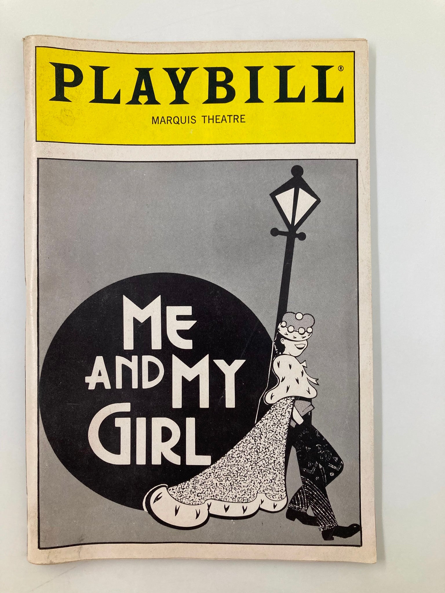 1987 Playbill Marquis Theatre Me and My Girl Robert Lindsay, Maryann Plunkett