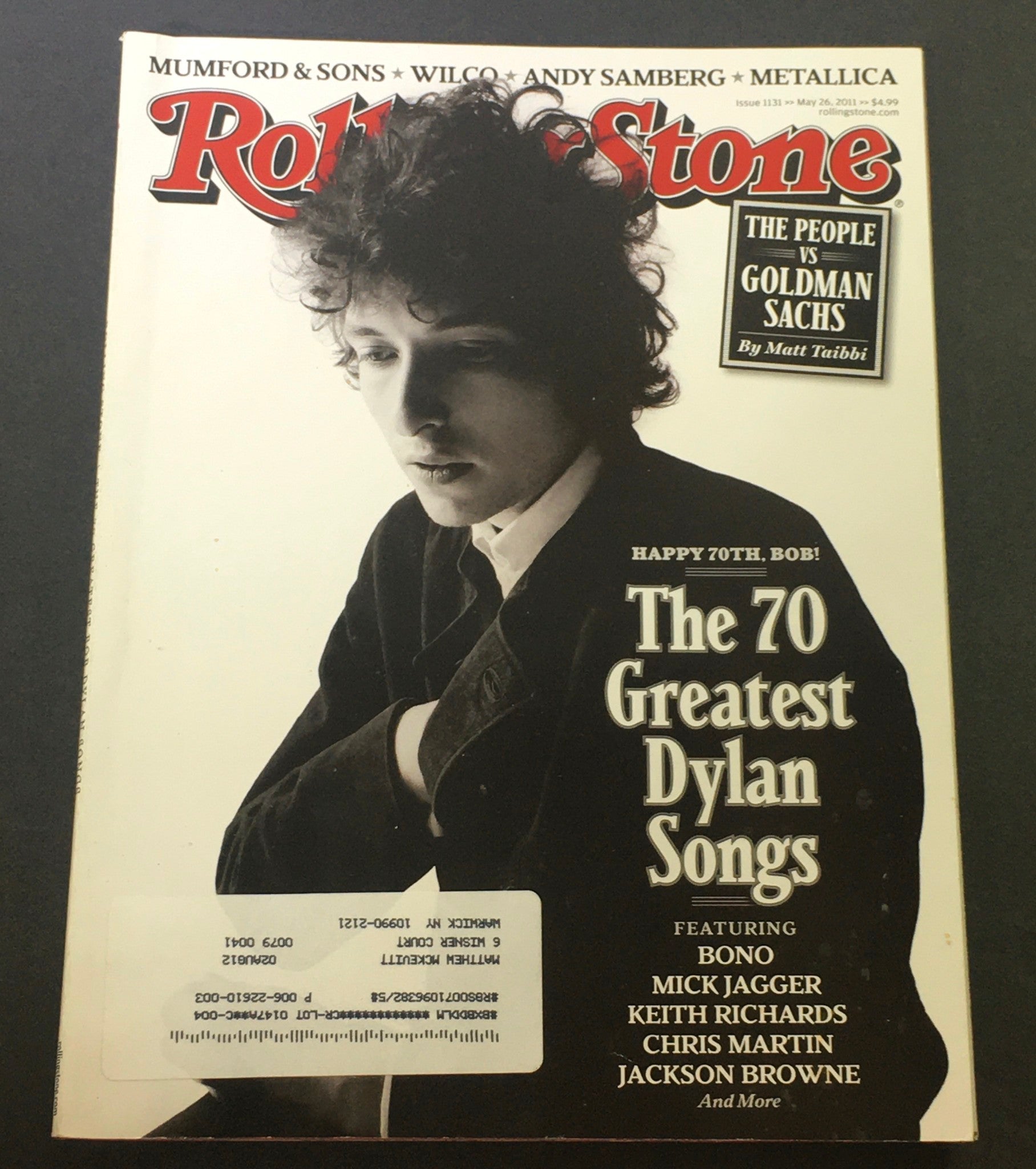 Rolling Stone Magazine Issue 1131 May 26 2011 - Bob Dylan feat. Mick Jagger