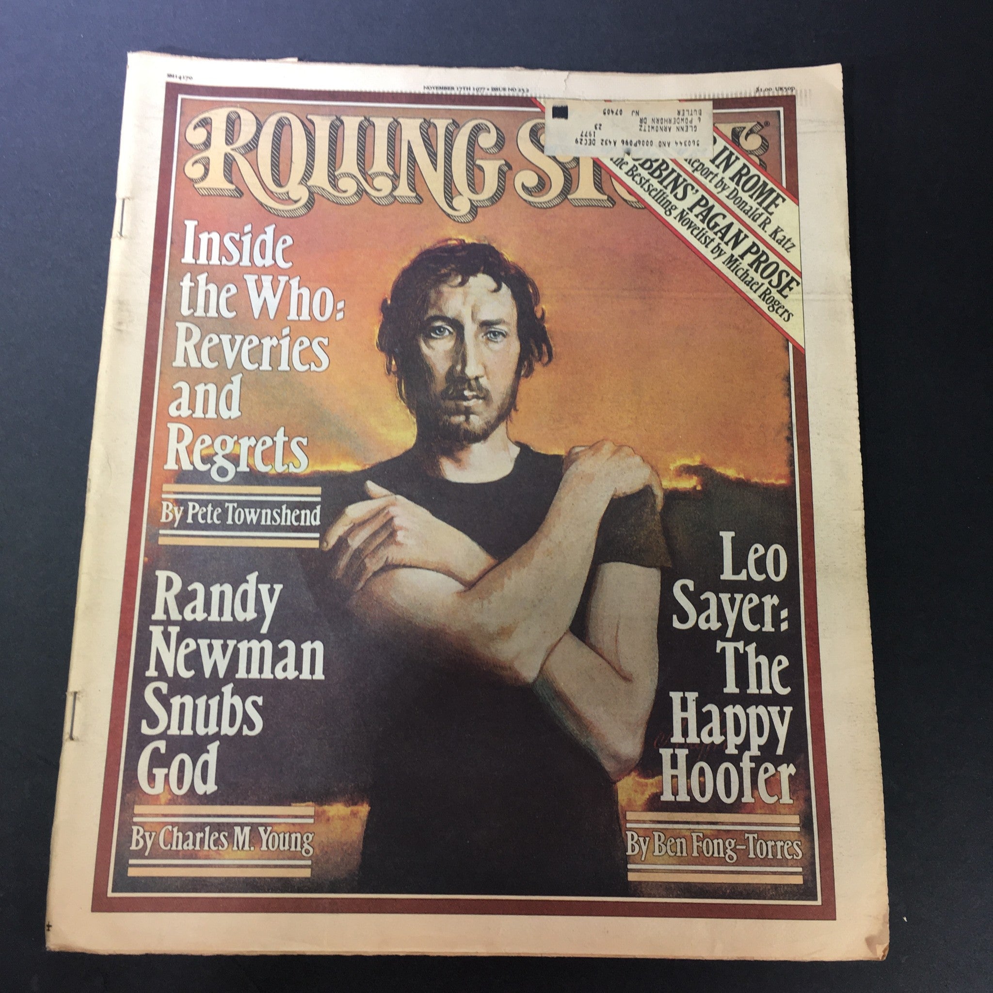 VTG Rolling Stone Magazine November 17 1977 - Randy Newman / Leo Sayer