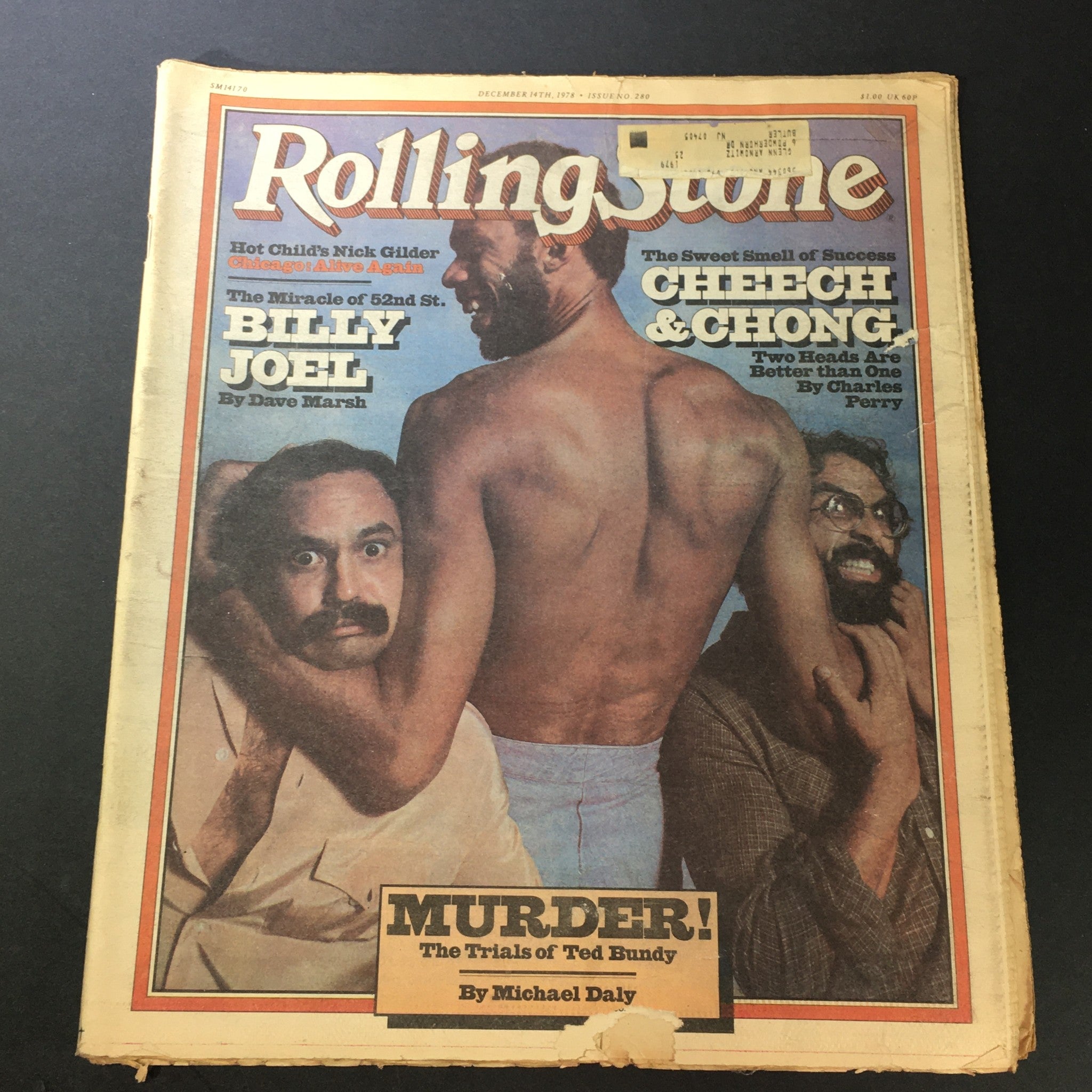 VTG Rolling Stone Magazine December 14 1978 - Billy Joel / Cheech & Chong