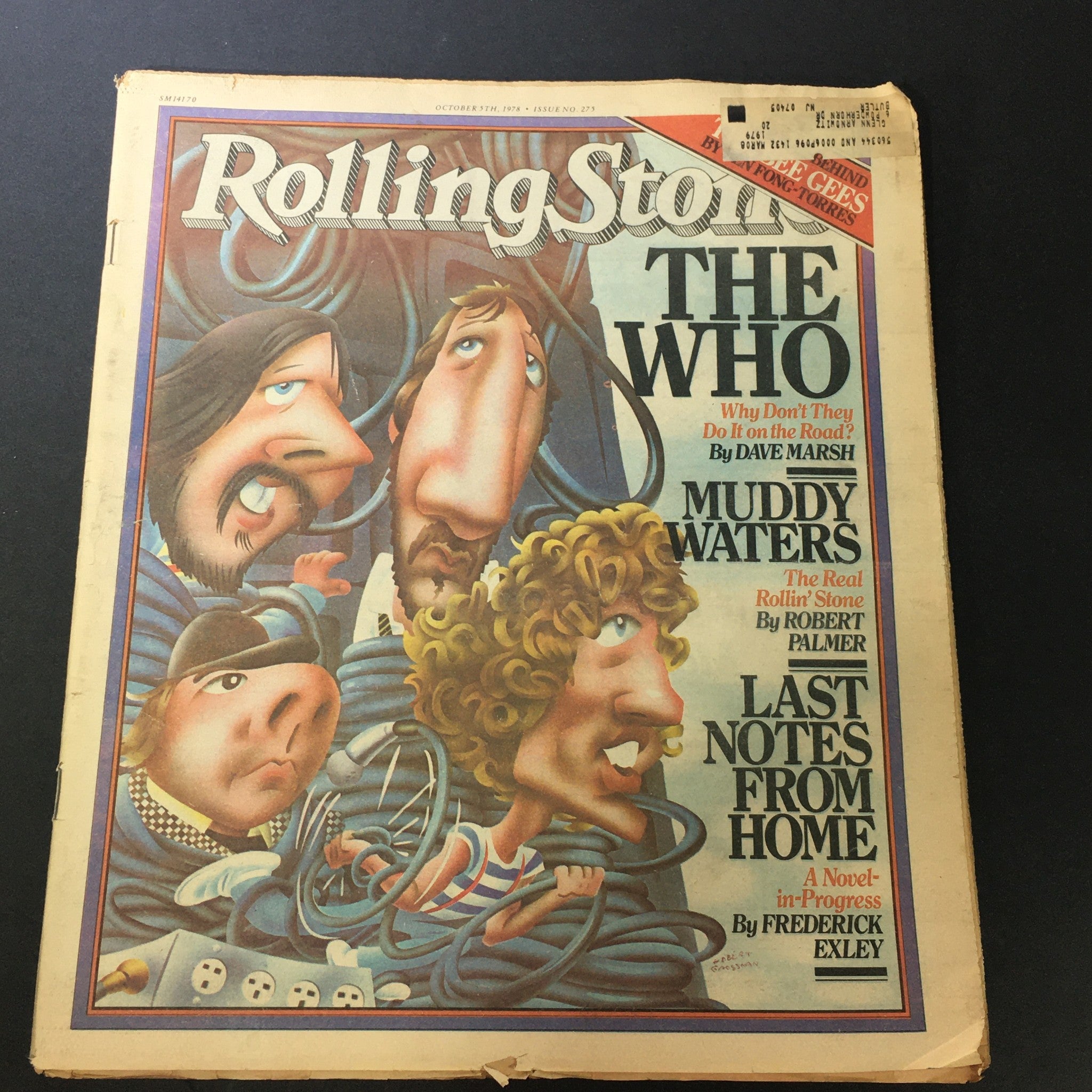 VTG Rolling Stone Magazine October 5 1978 - Bee Gees / Muddy Waters