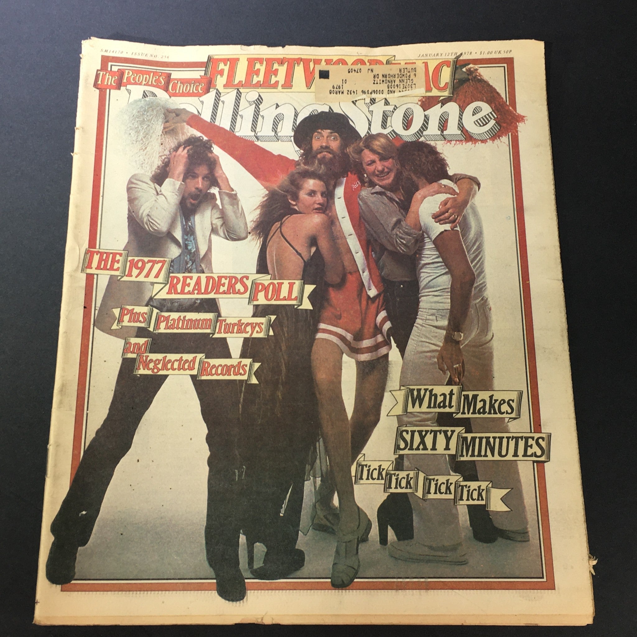 VTG Rolling Stone Magazine January 12 1978 - Fleetwood Mac / 1977 Readers Poll