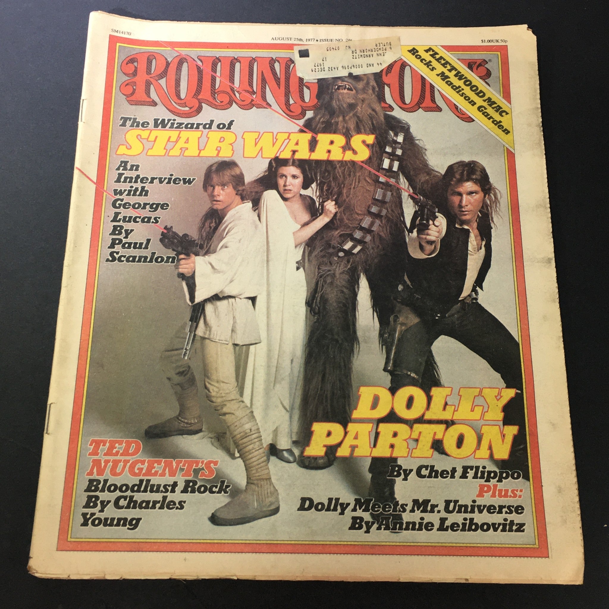 VTG Rolling Stone Magazine August 25 1977 - George Lucas by Paul Scanlon