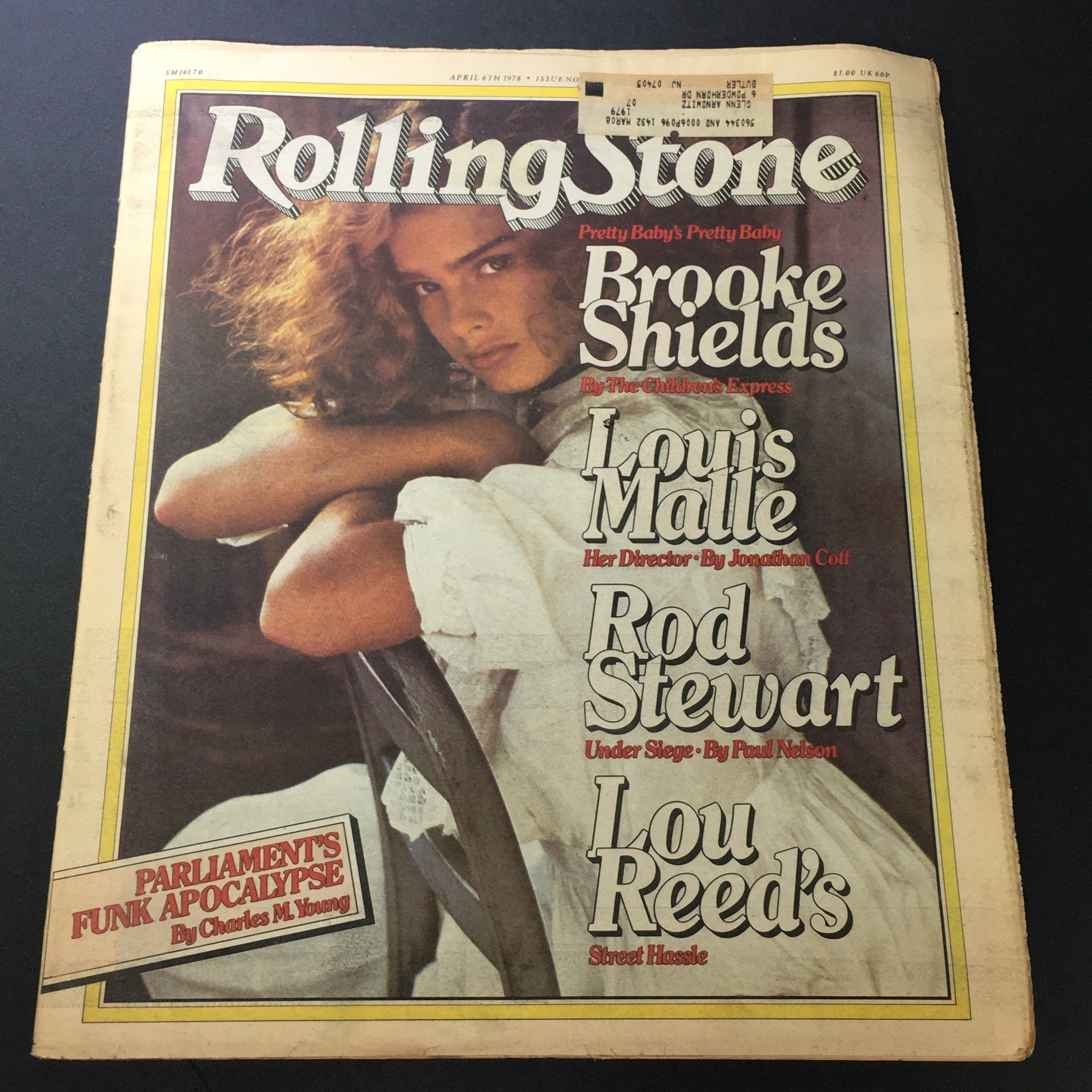 VTG Rolling Stone Magazine April 6 1978 - Brooke Shields / Louis Malle