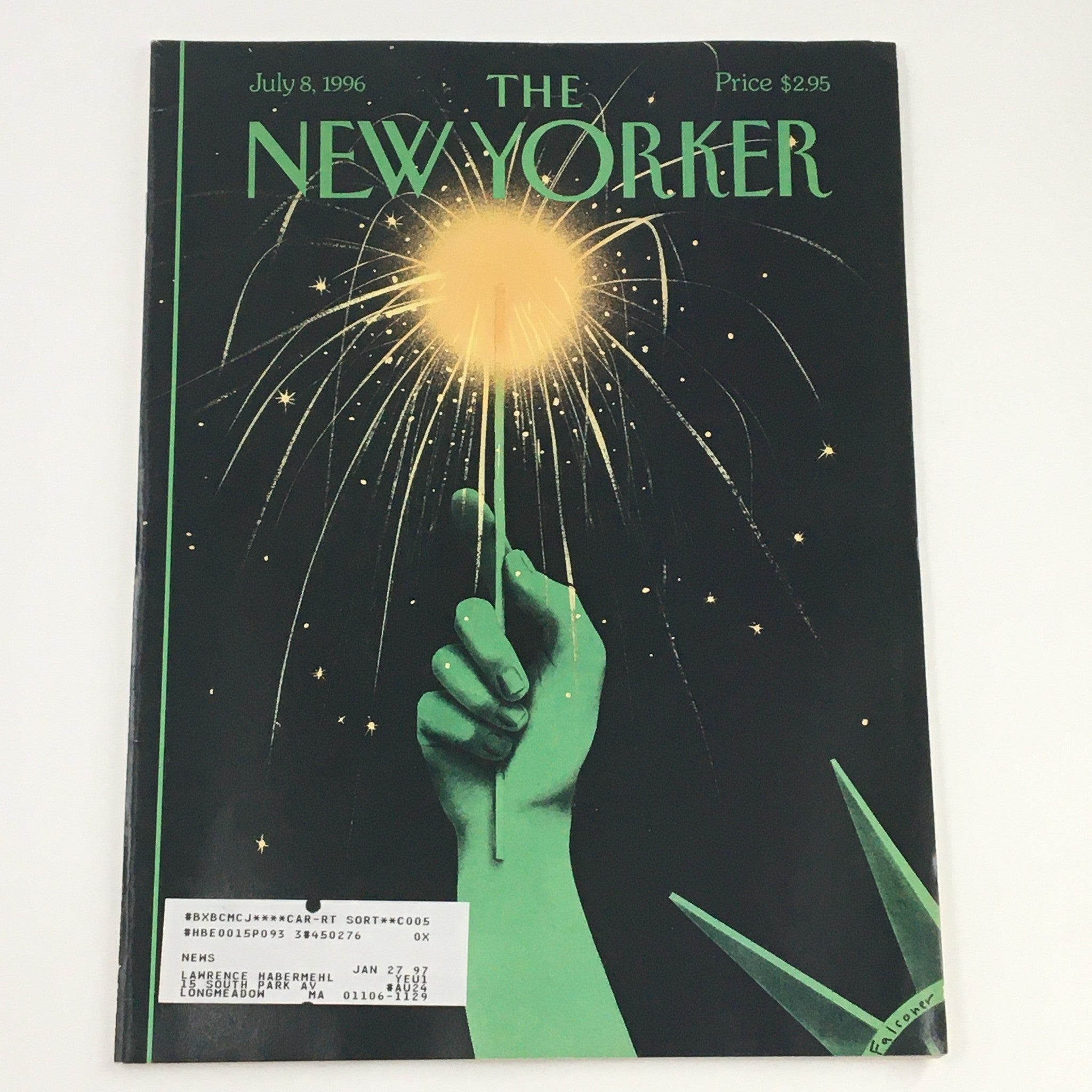 The New Yorker July 8 1996 Full Magazine Theme Cover by Ian Falconer