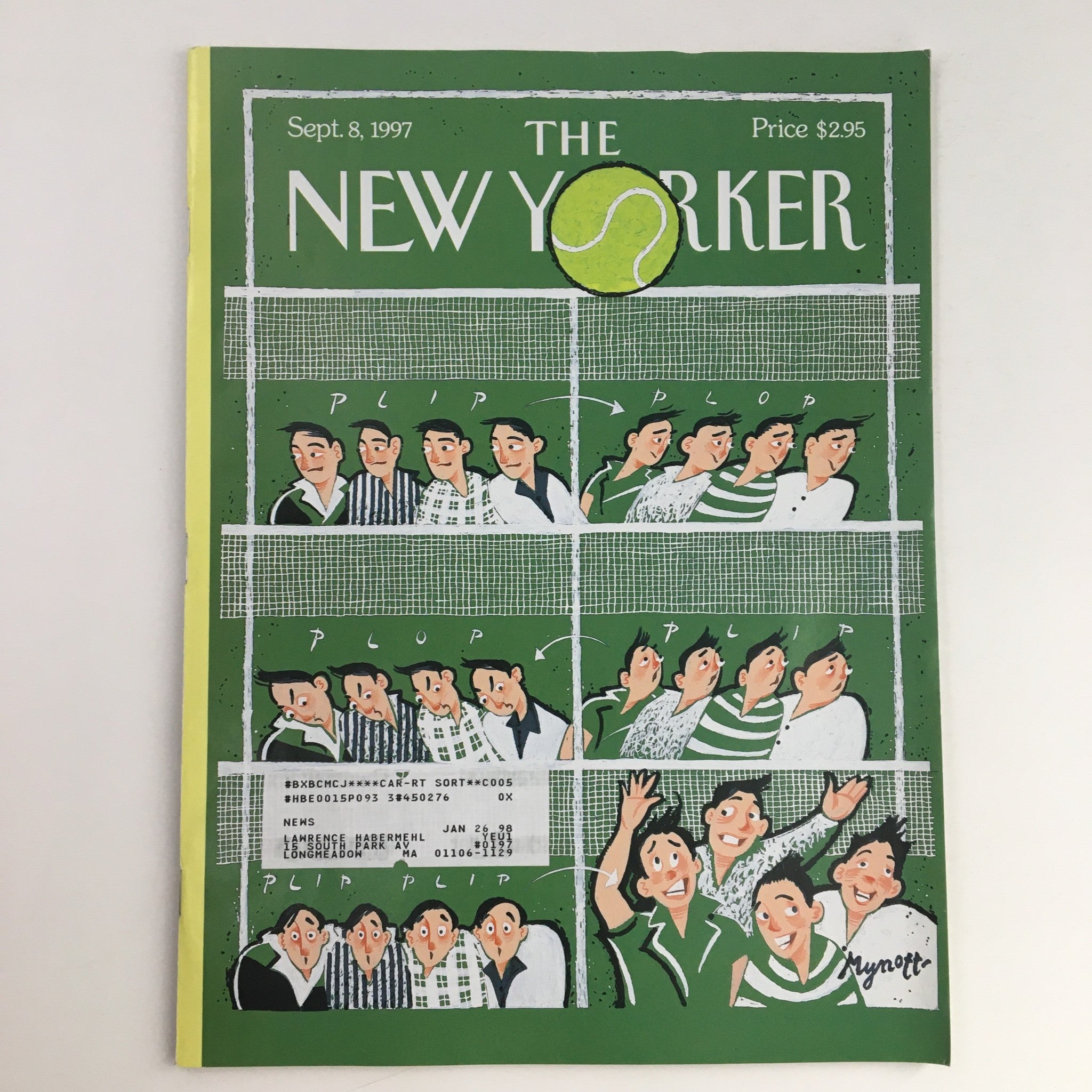 The New Yorker September 8 1997 Full Magazine Theme Cover Art by Lawrence Mynott