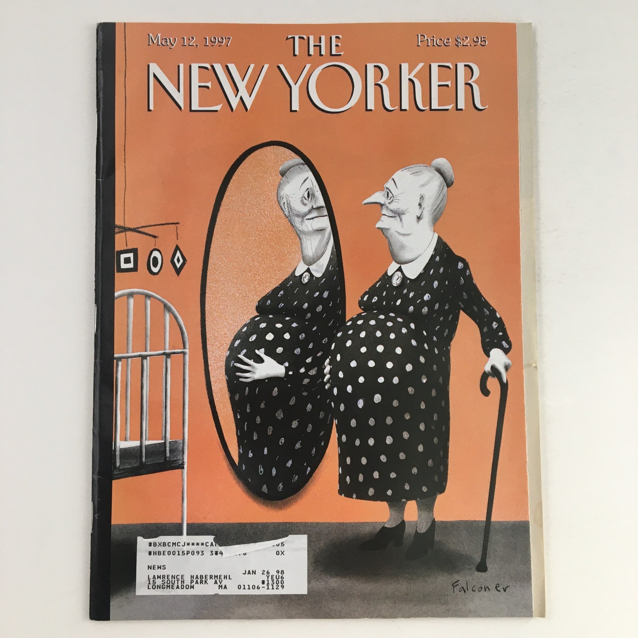 The New Yorker May 12 1997 Full Magazine Theme Cover art by Ian Falconer