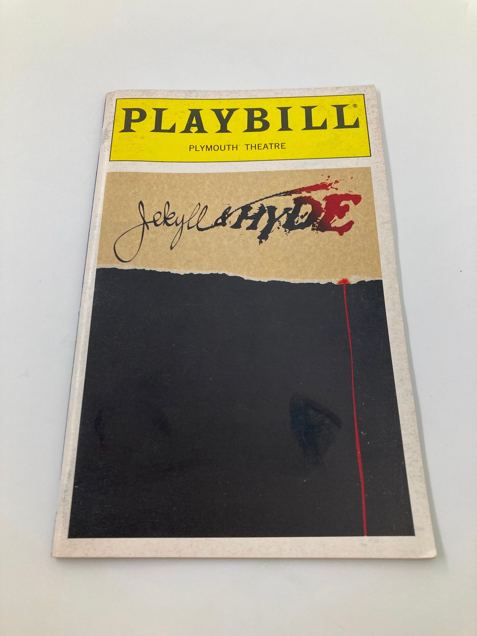 1997 Playbill Plymouth Theatre Jeckyll & Hyde Christiane Noll, George Merritt