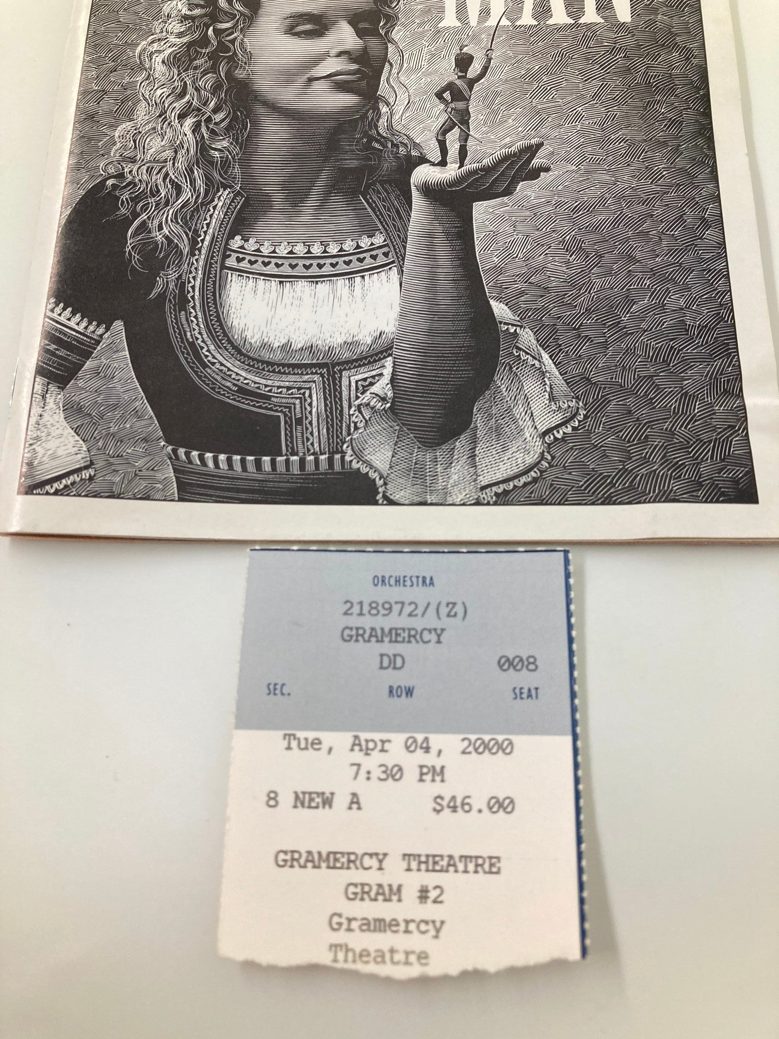 2000 Playbill Gramercy Theatre Arms and the Man Henry Czerny, Katie Finneran