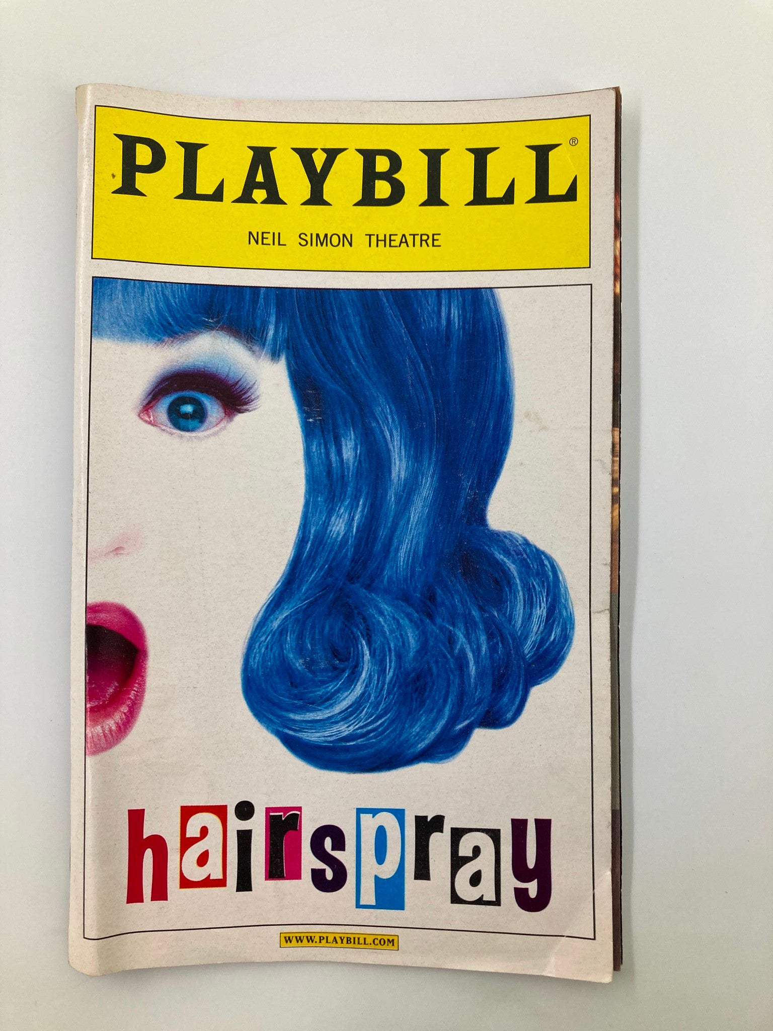 2002 Playbill Neil Simon Theatre Hairspray Marissa Jet Winokur, Harvey Fierstein