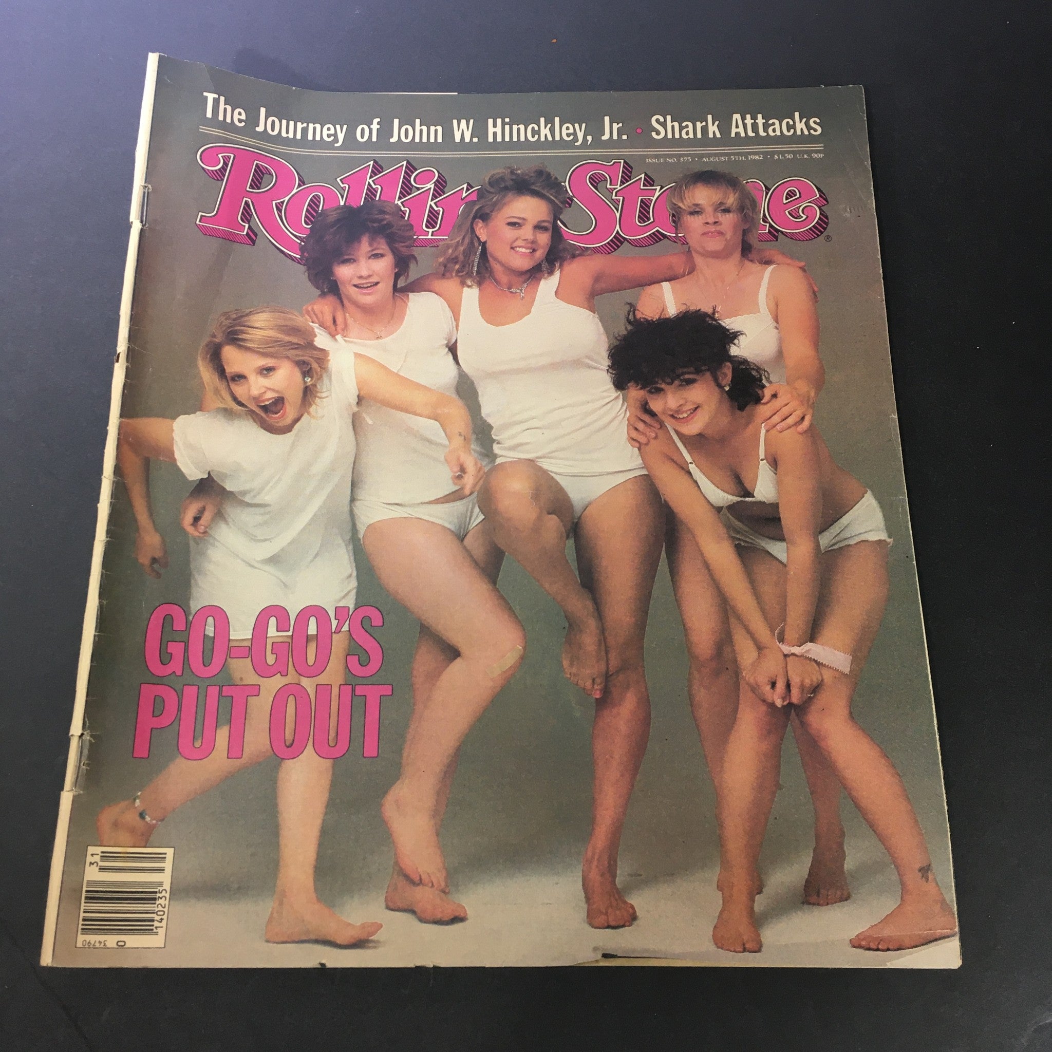 VTG Rolling Stone Magazine August 5 1982 - Go-Go's / John W. Hinckley Jr.