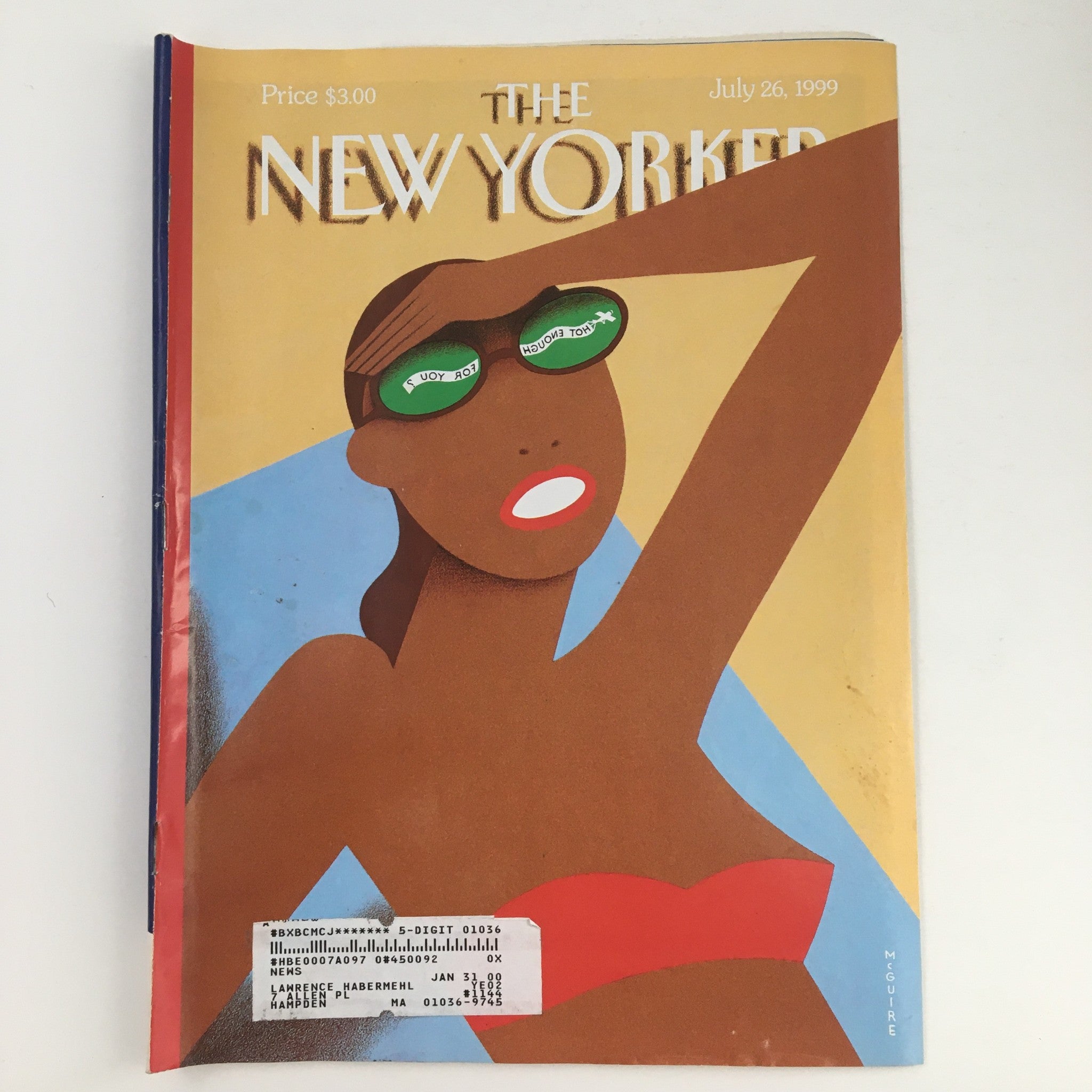 The New Yorker July 26 1999 Full Magazine Theme Cover Art by Richard McGuire