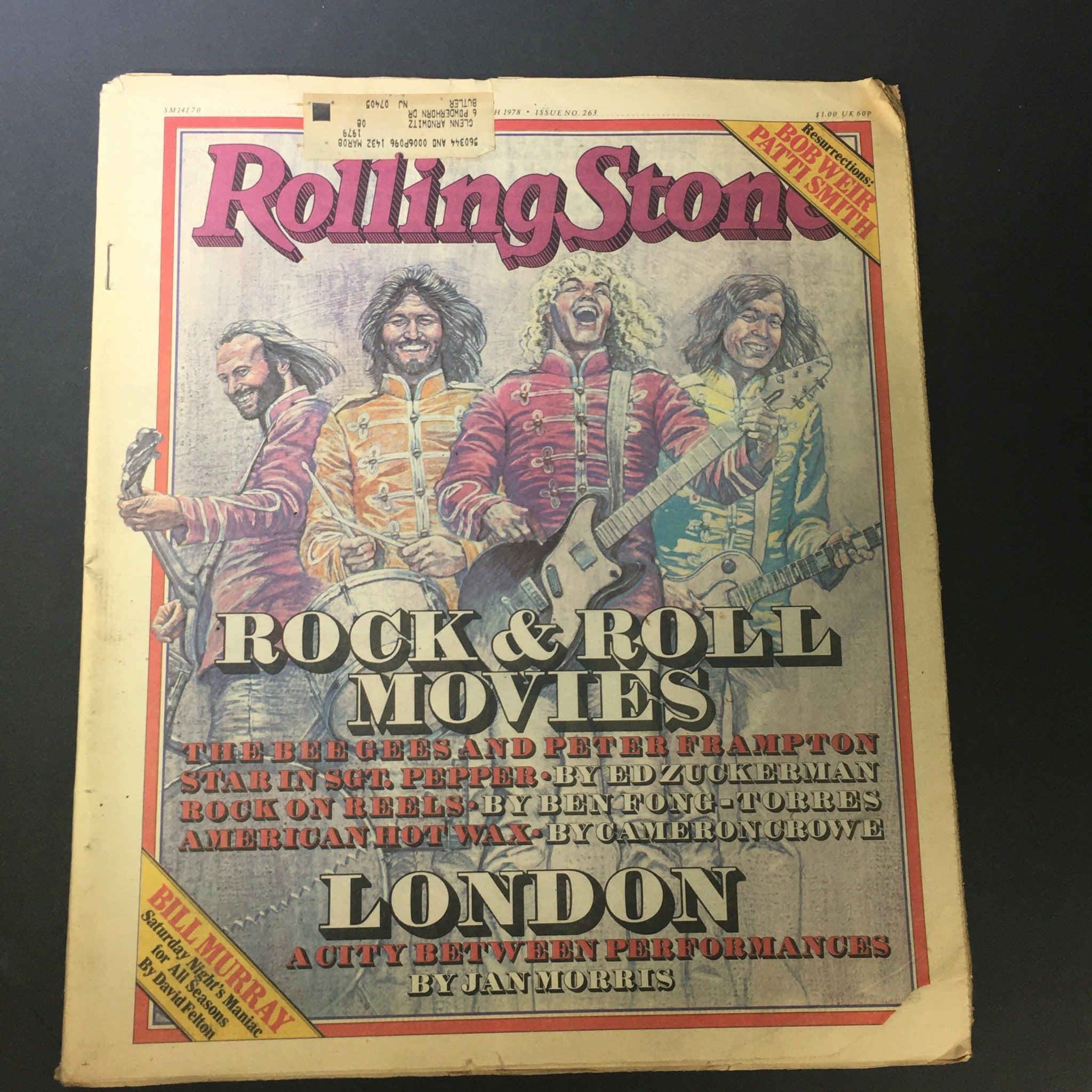 VTG Rolling Stone Magazine April 20 1978 - The Bee Gees / Peter Frampton