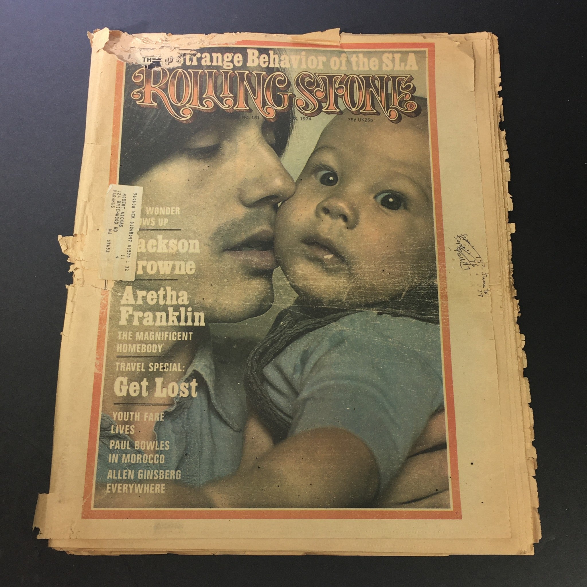 VTG Rolling Stone Magazine May 23 1974 - Jackson Browne / Aretha Franklin