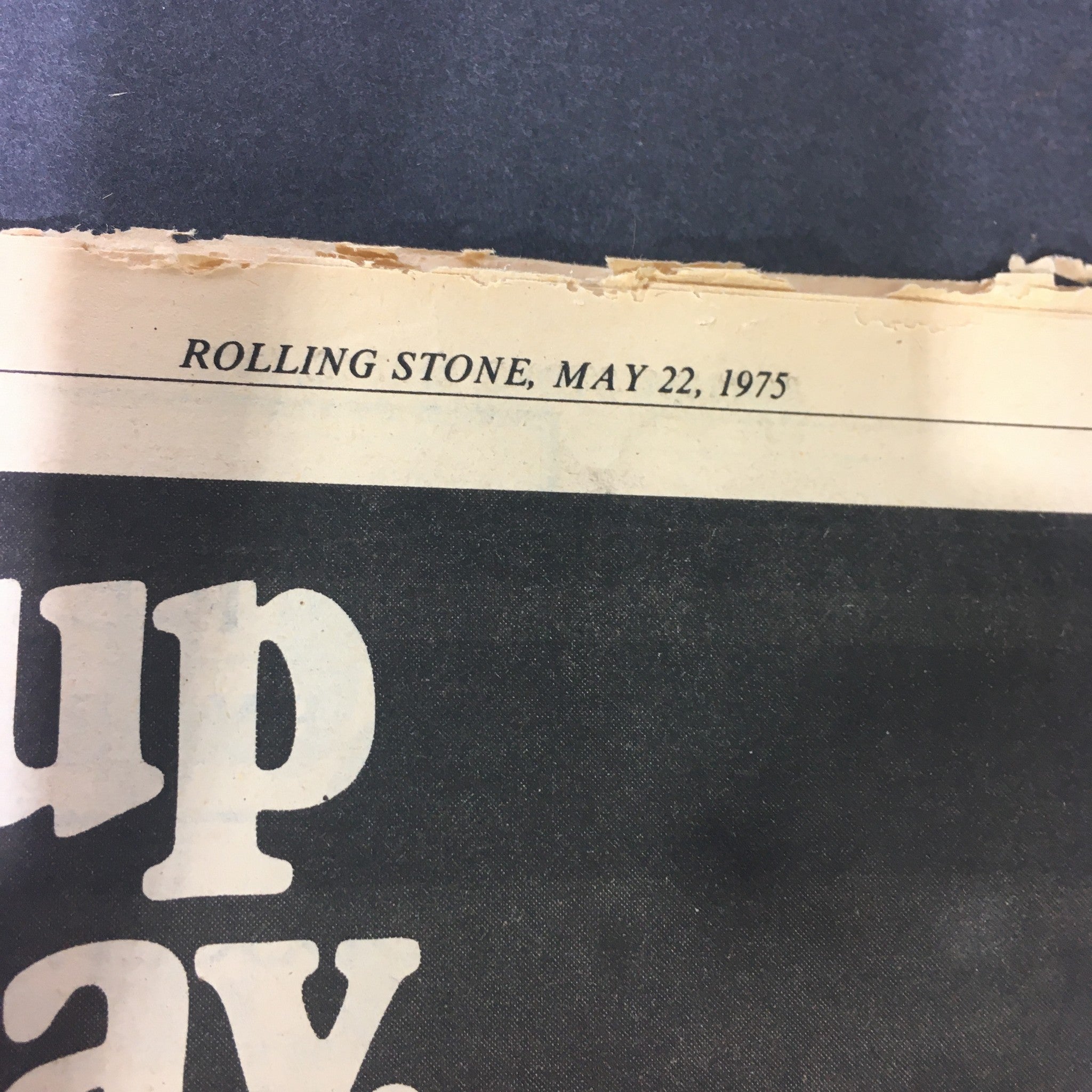 VTG Rolling Stone Magazine May 22 1975 - Carly Simon / Alaska & The Pipeline