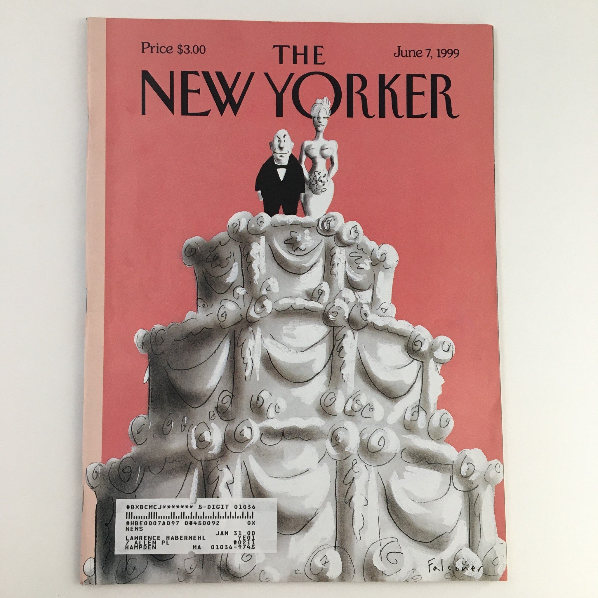 The New Yorker June 2 1999 Full Magazine Theme Cover Art by Ian Falconer VG