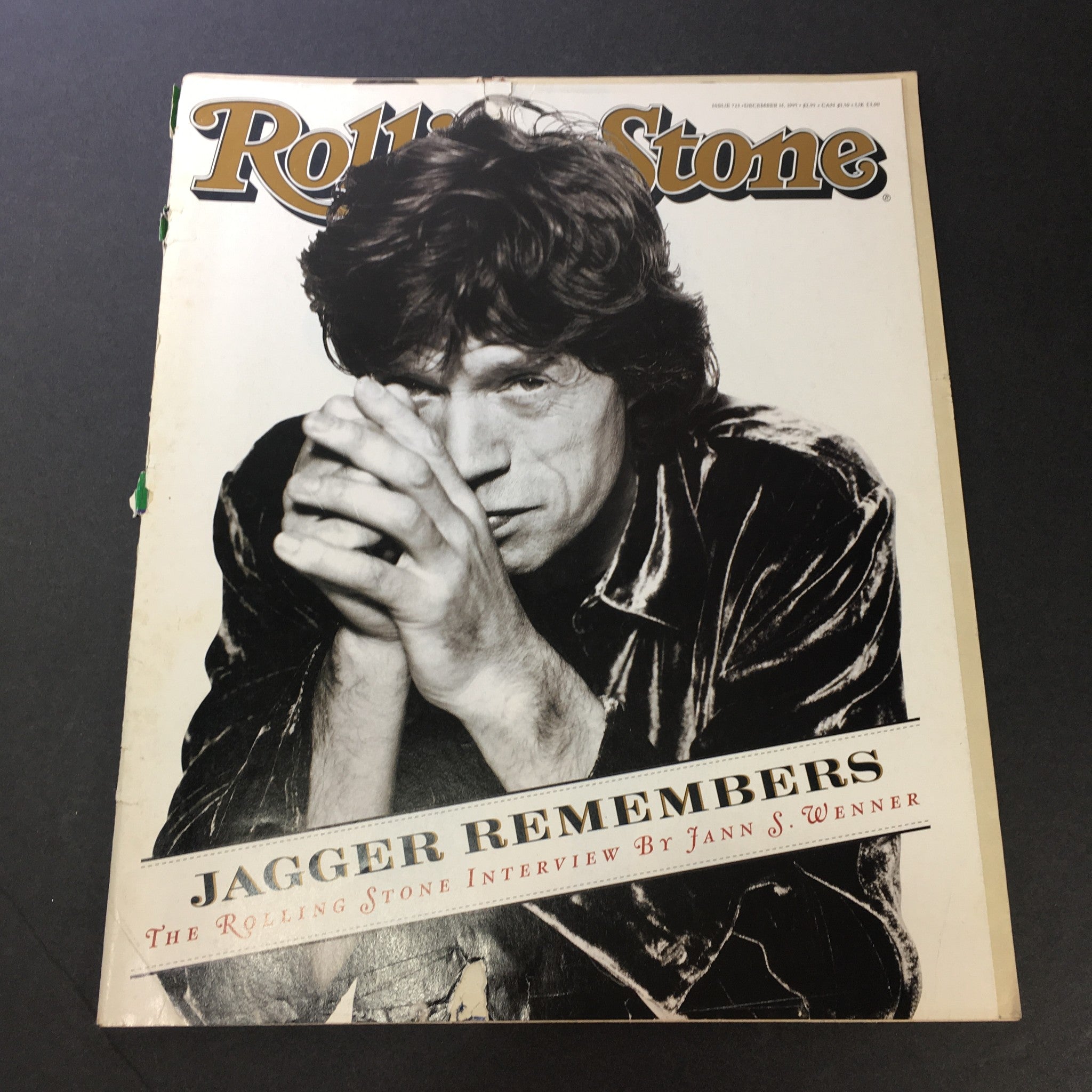 VTG Rolling Stone Magazine December 14 1995 - Mick Jagger Remembers