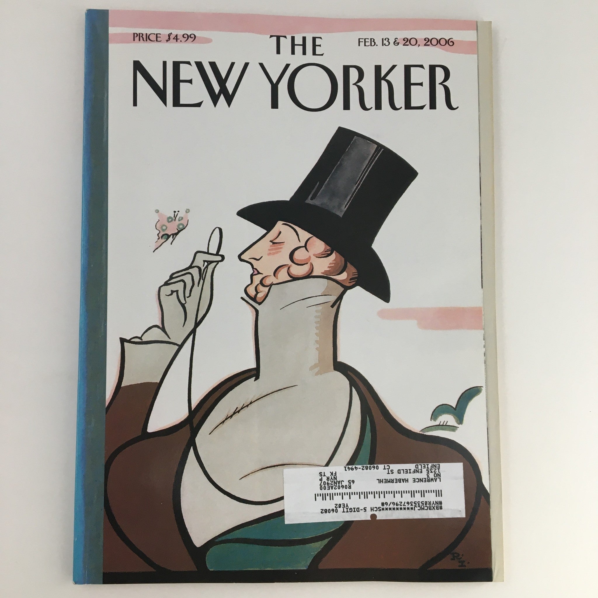 The New Yorker Magazine February 13 2006 Theme Art Cover by Rea Irvin