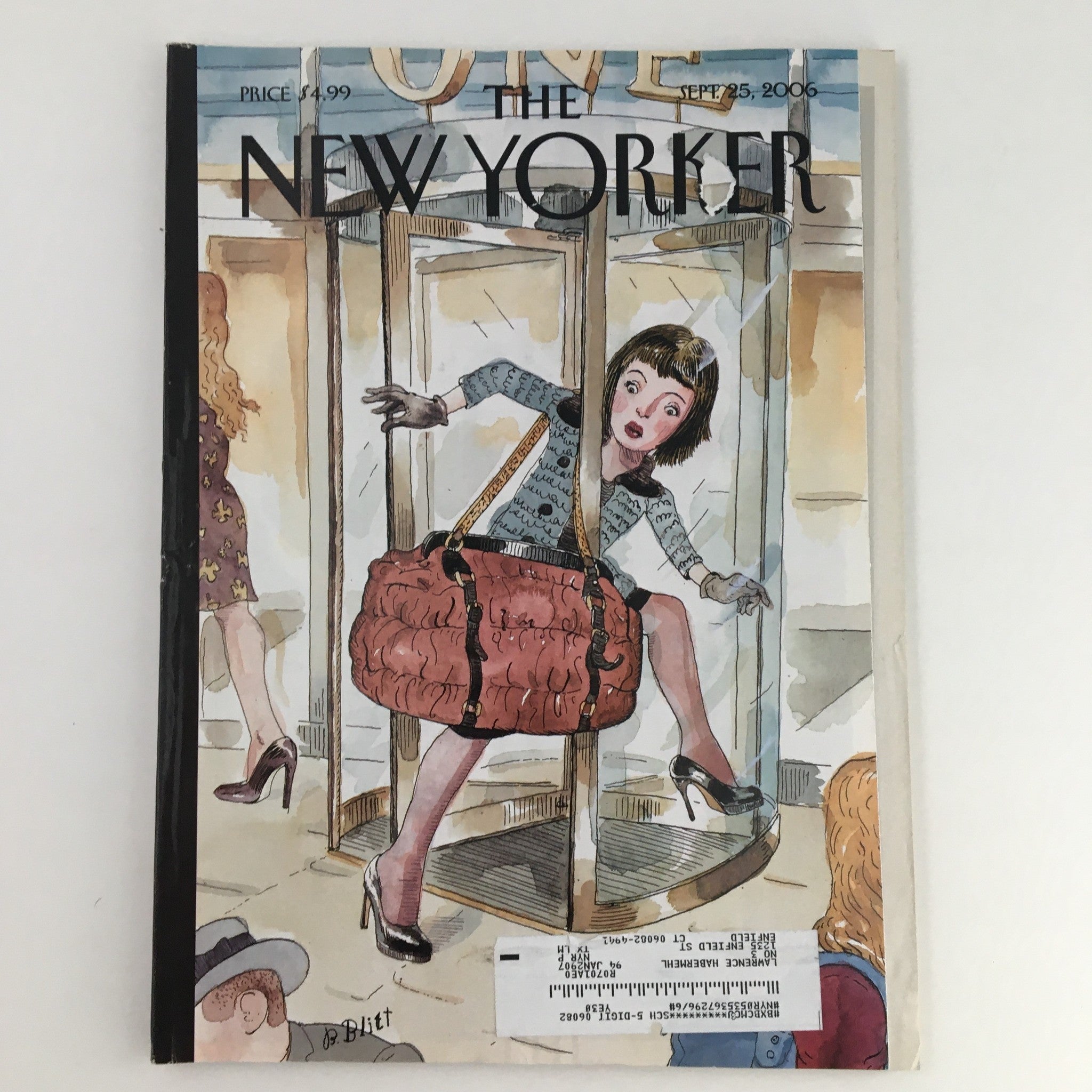 The New Yorker Magazine September 25 2006 Theme Art Cover by Barry Blitt