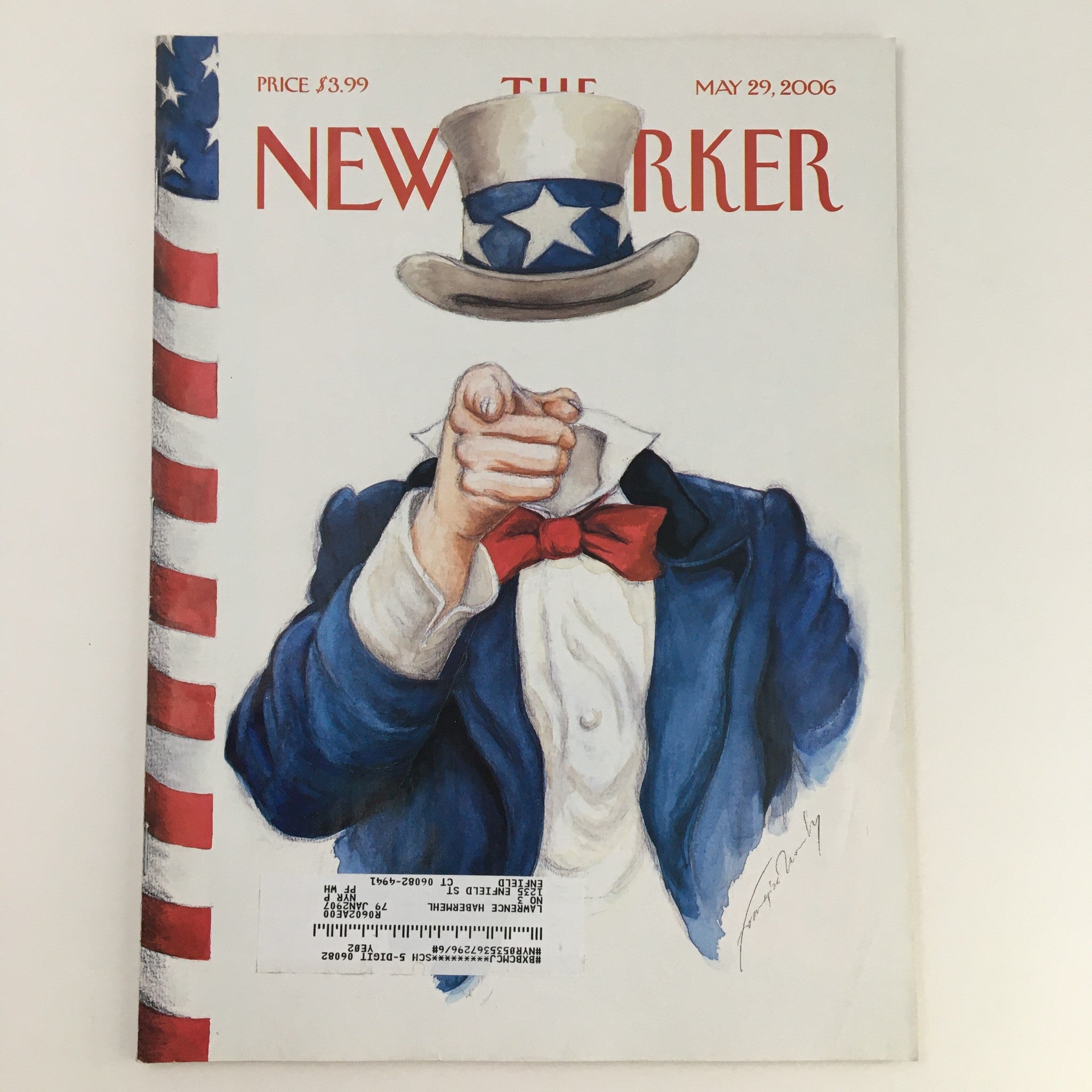 The New Yorker Magazine May 29 2006 Theme Art Cover by Francoise Mouly