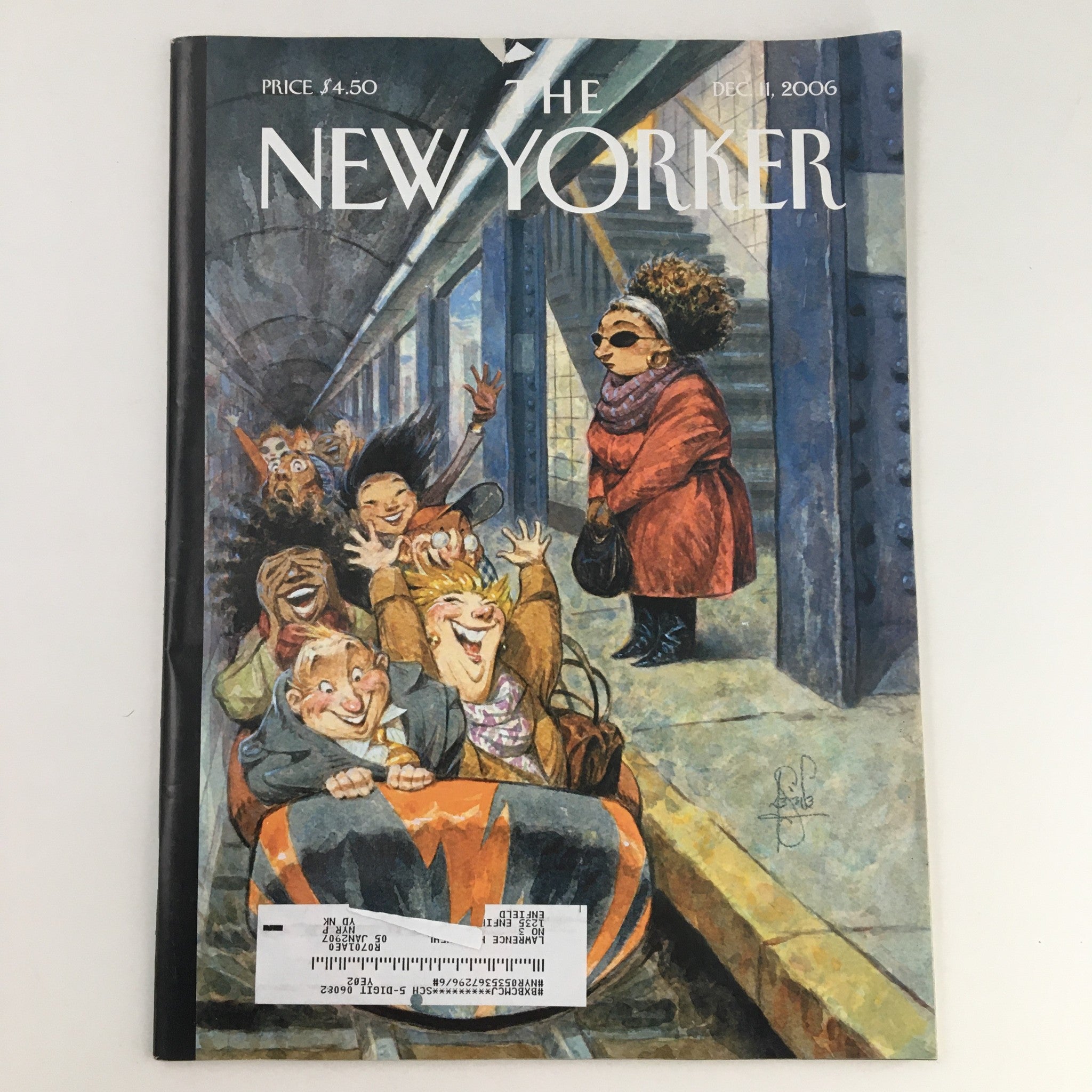 The New Yorker Magazine December 11 2006 Theme Art Cover by Peter de Sève