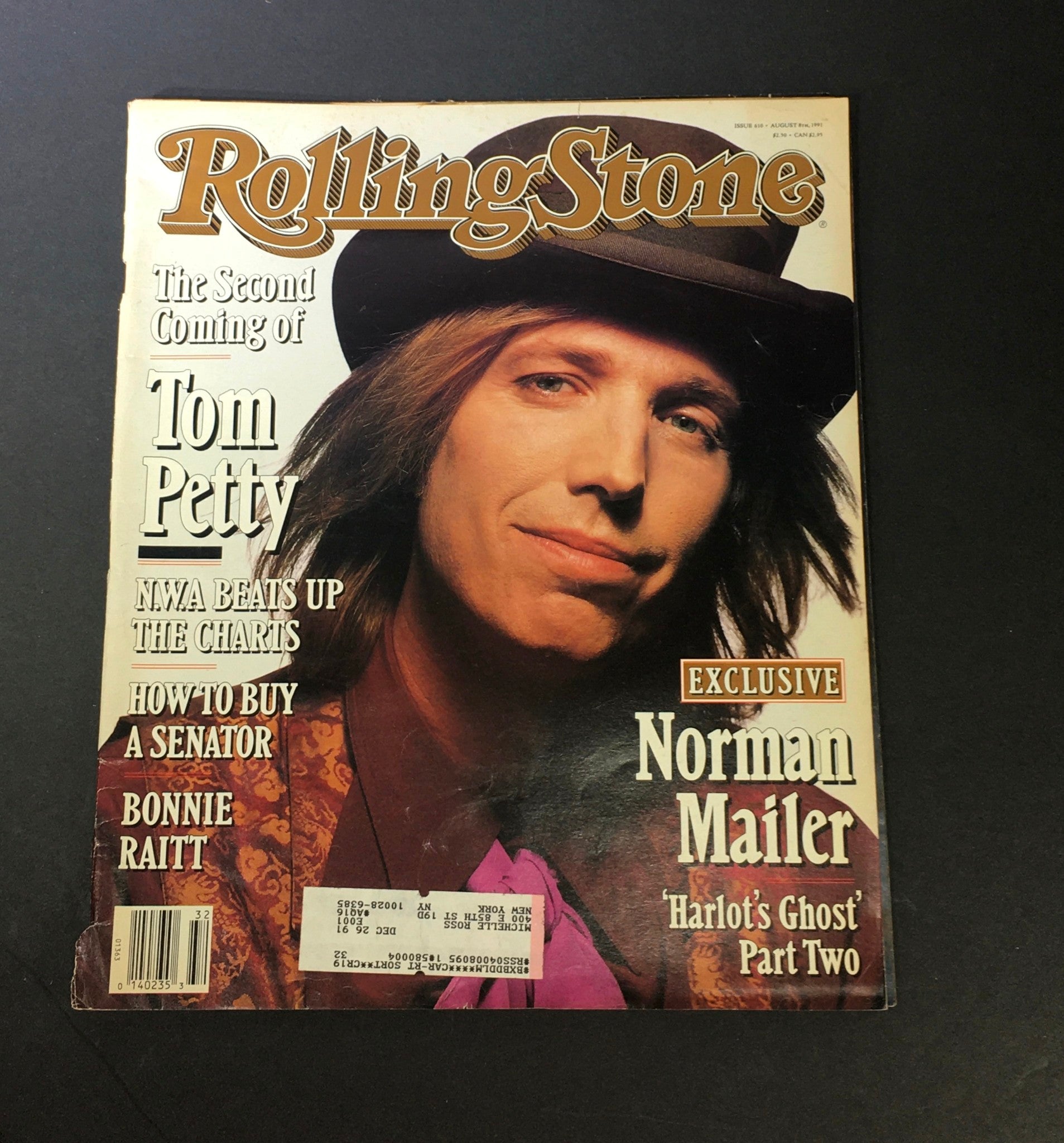 VTG Rolling Stone Magazine August 8 1991 - Tom Petty / Norman Mailer