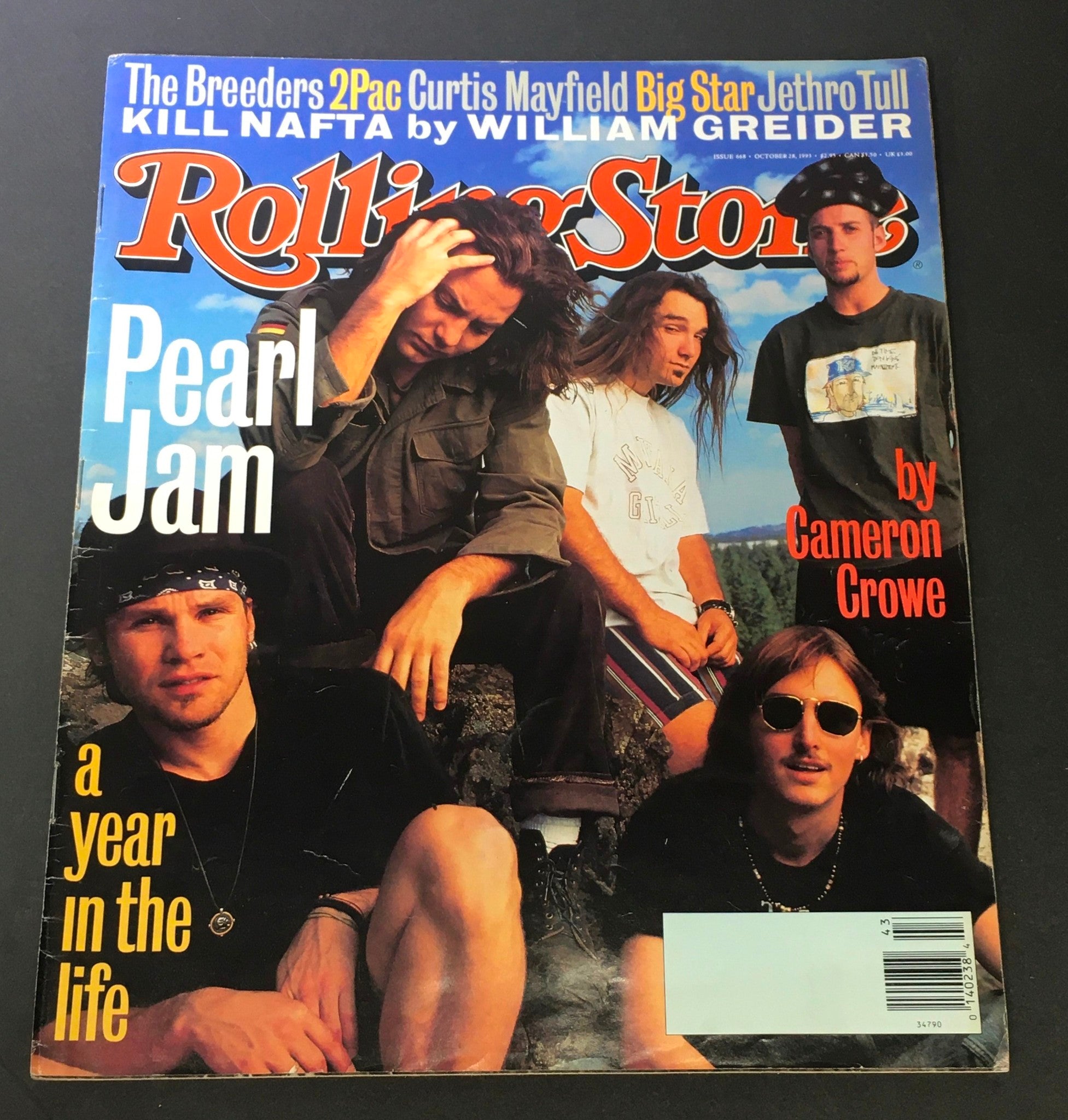 VTG Rolling Stone Magazine October 28 1993 - Pearl Jam by Cameron Crowe