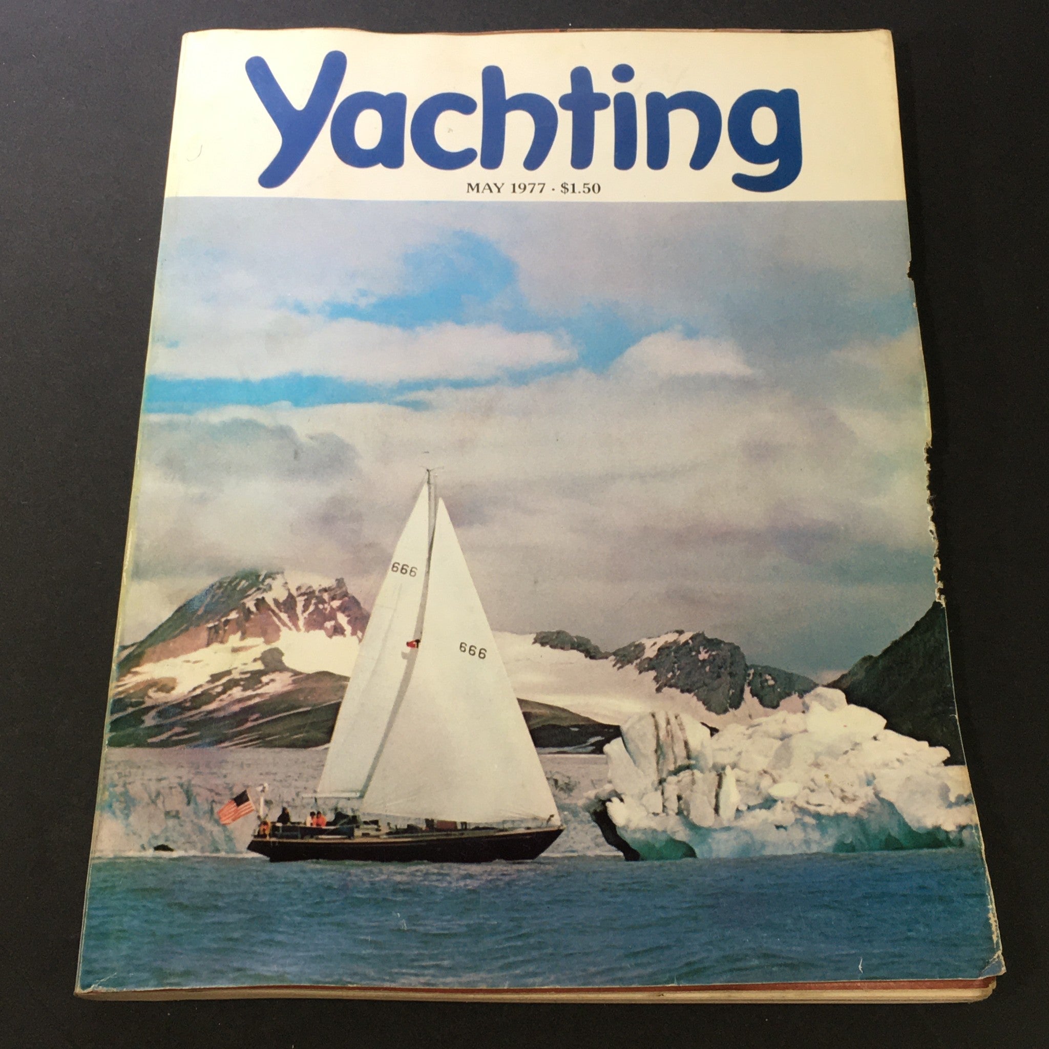 VTG Yachting Magazine May 1977 - "Reindeer" in Arctic Water by E. Newbold Smith