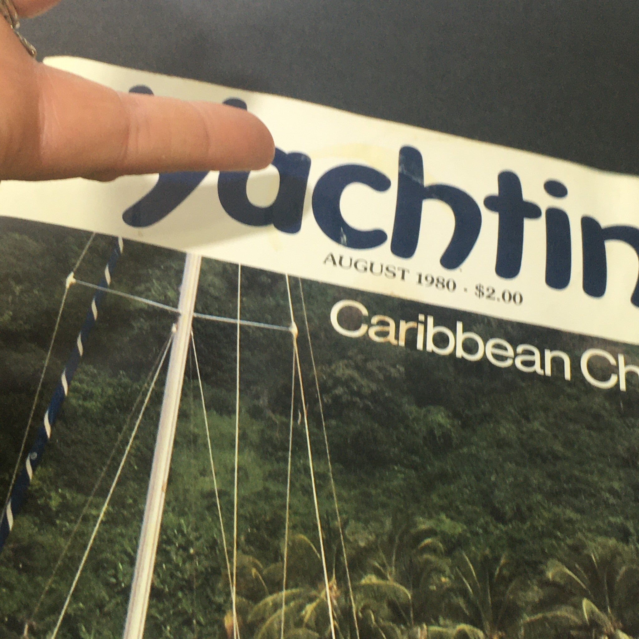 VTG Yachting Magazine August 1980 - Caribbean Chartering / Scuba and Chartering