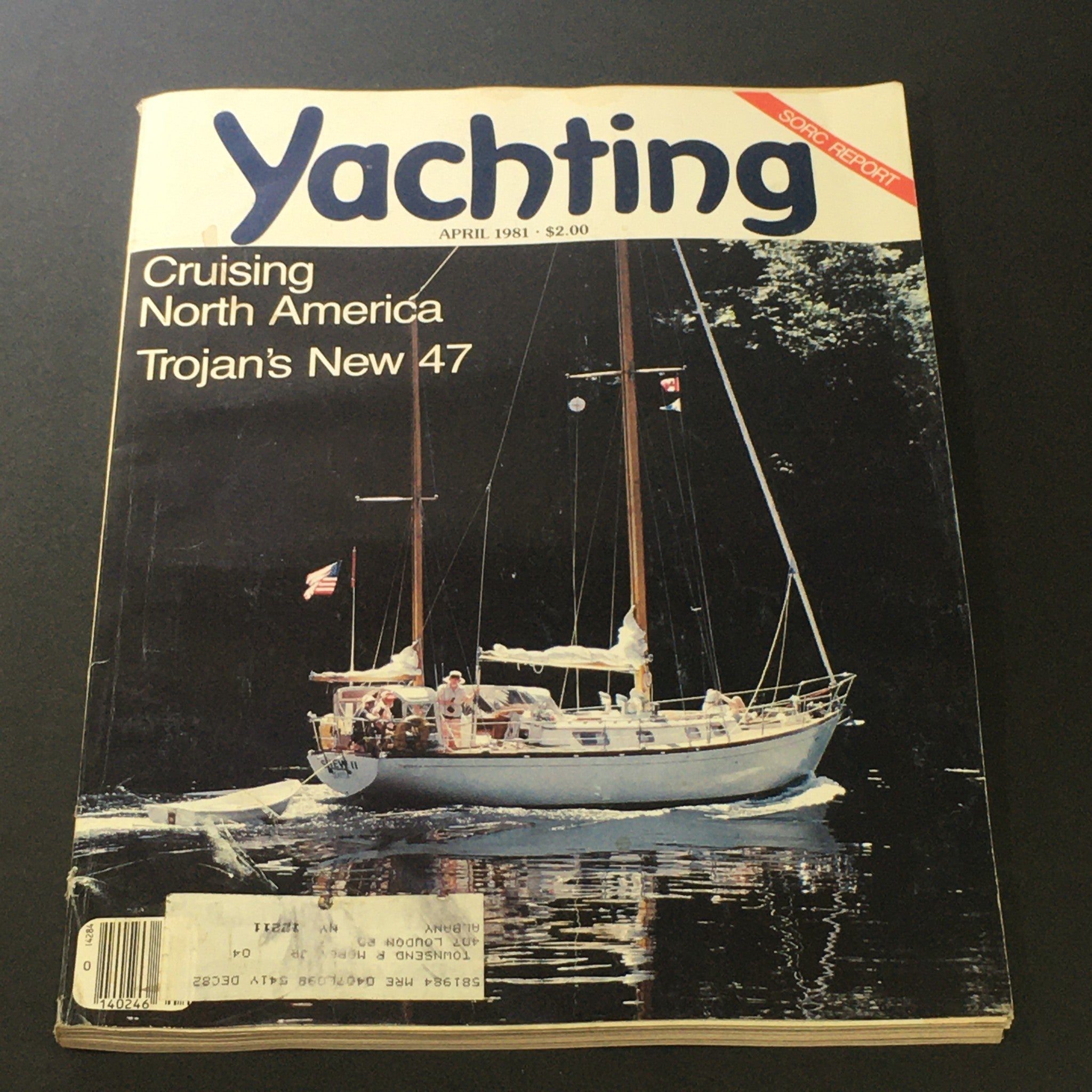 VTG Yachting Magazine April 1981 - Cruising North America in Trojan's New 47