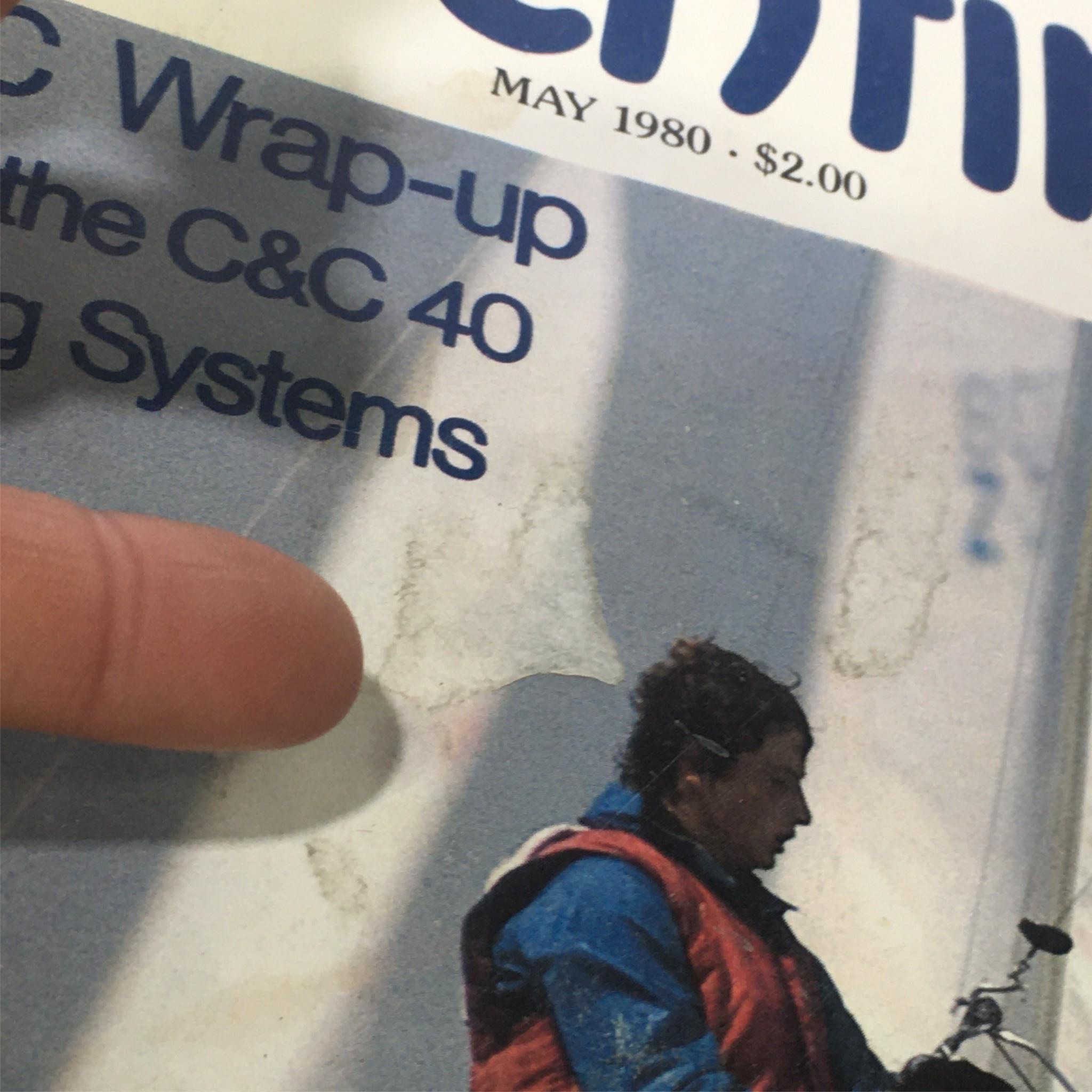 VTG Yachting Magazine May 1980 - SORC Wrap-Up Sailing C&C 40 Steering Systems