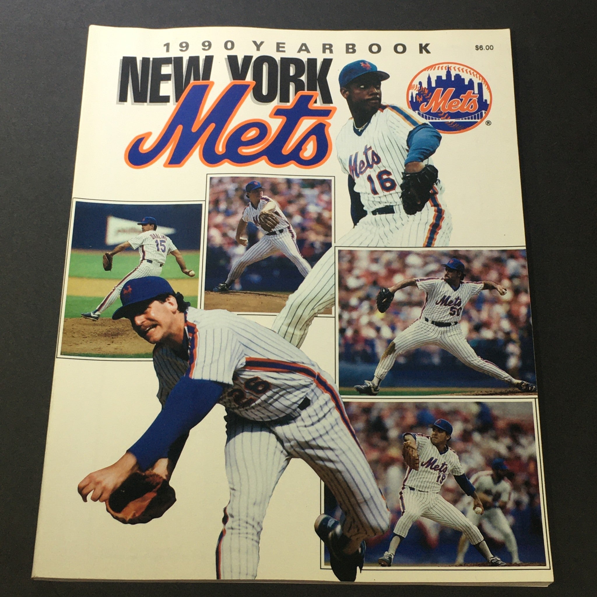 VTG New York Mets Official Yearbook 1990 - Dwight Gooden / Sid Fernandez