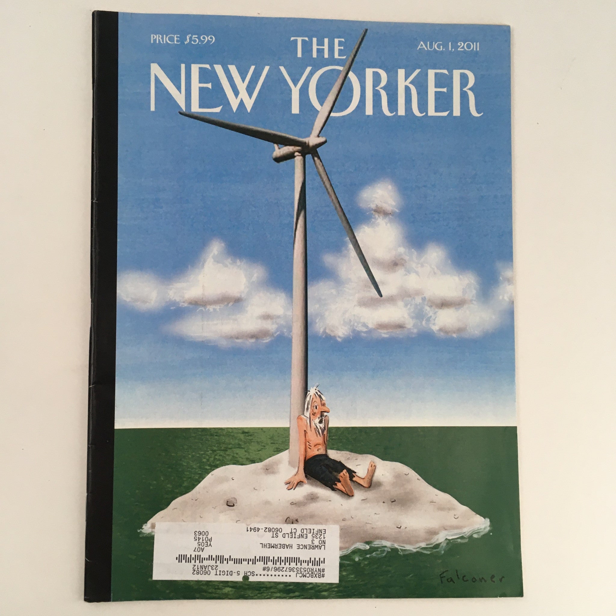 The New Yorker Magazine August 1 2011 Theme Art Cover by Ian Falconer