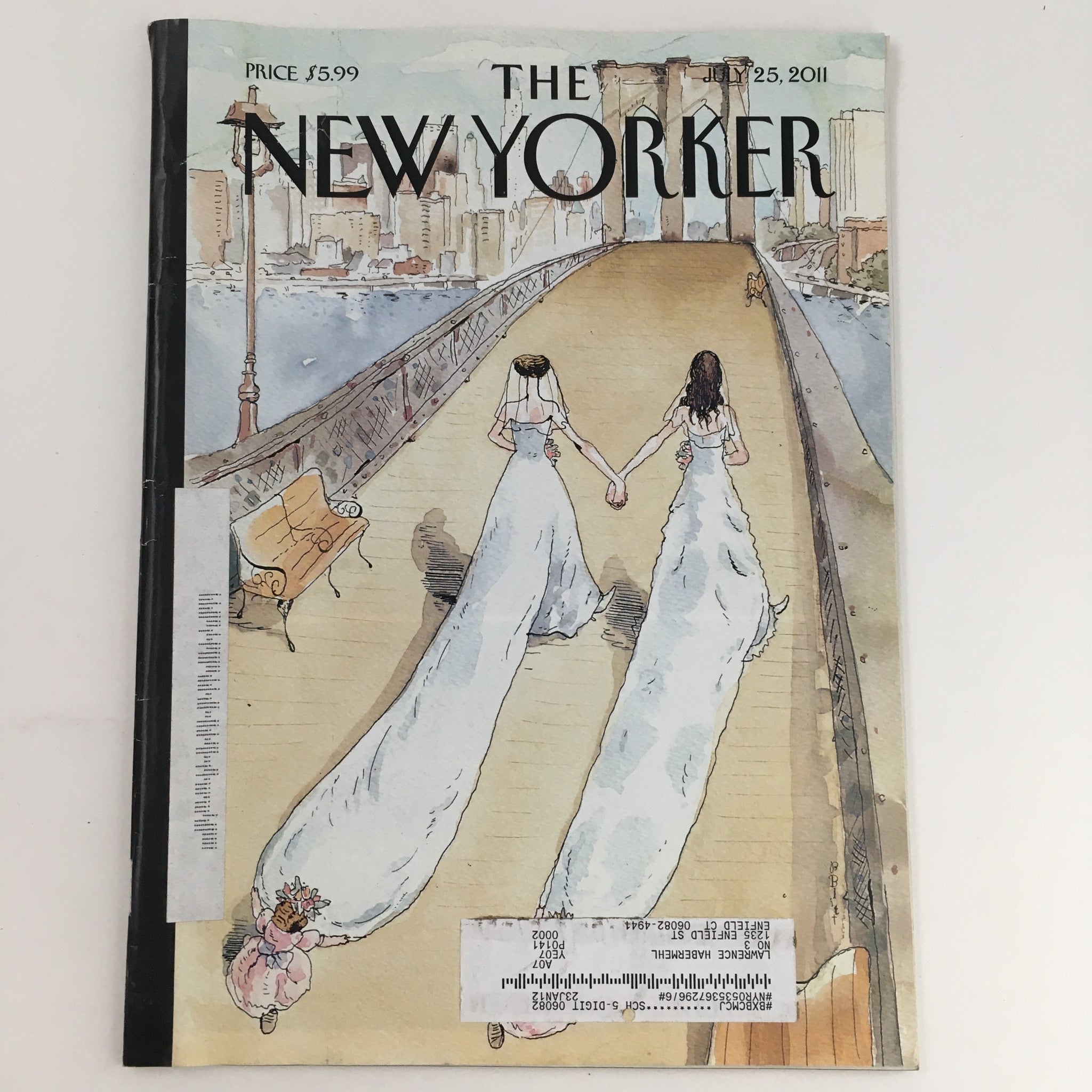 The New Yorker Magazine July 25 2011 Theme Art Cover by Barry Blitt