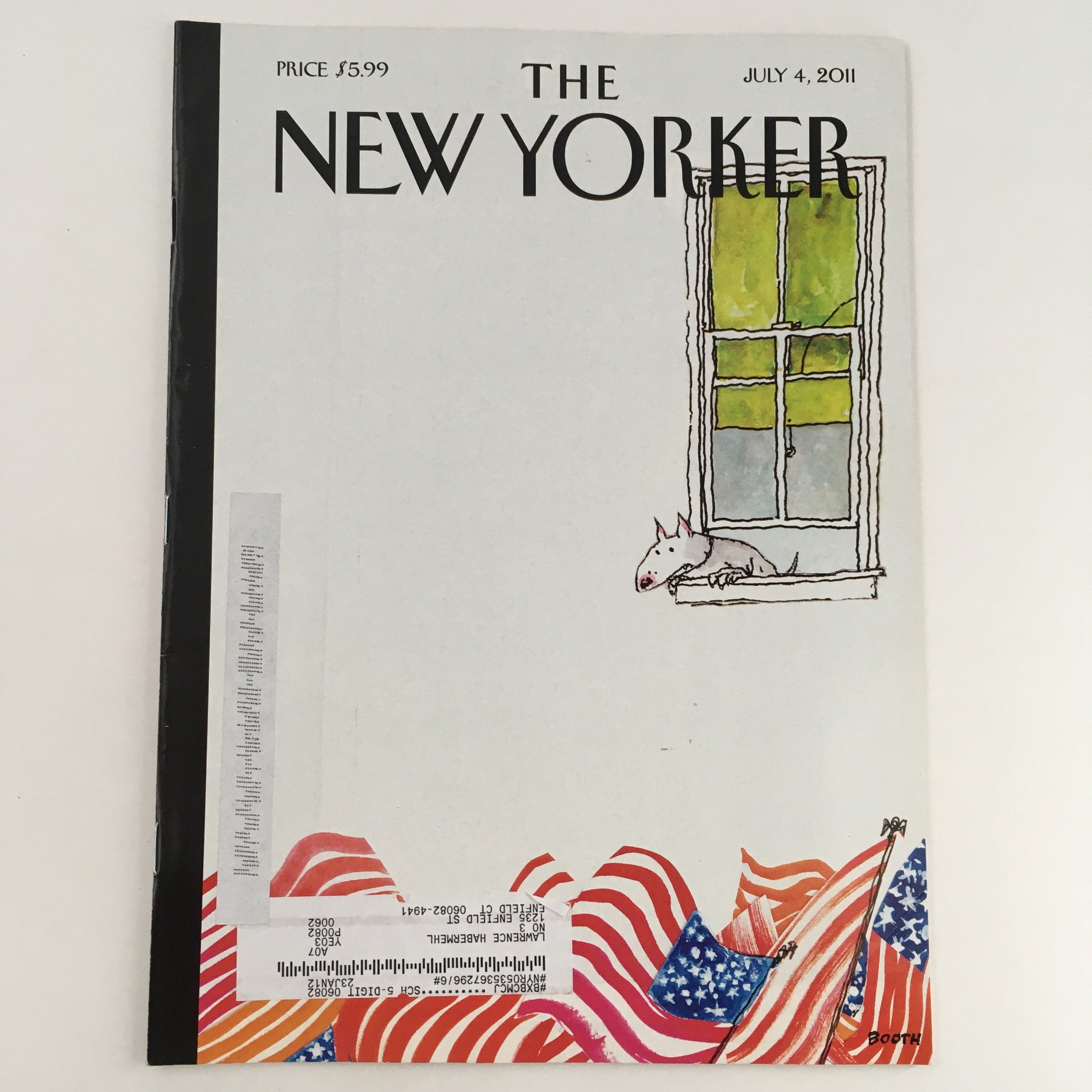 The New Yorker Magazine July 4 2011 Theme Art Cover by George Booth