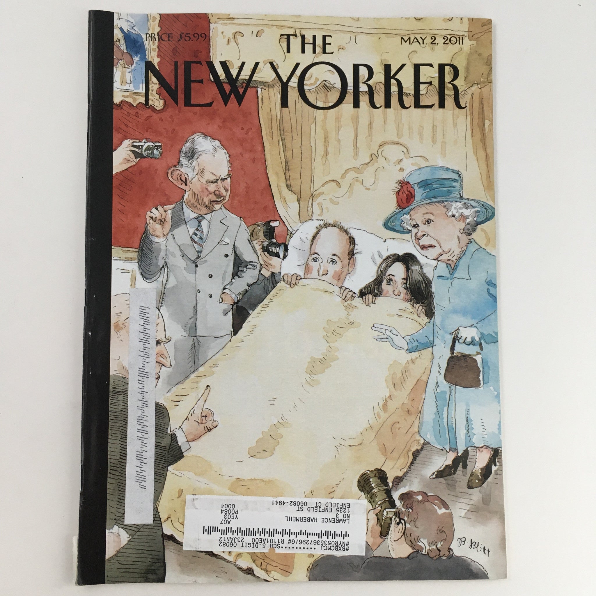 The New Yorker Magazine May 2 2011 Theme Art Cover by Barry Blitt