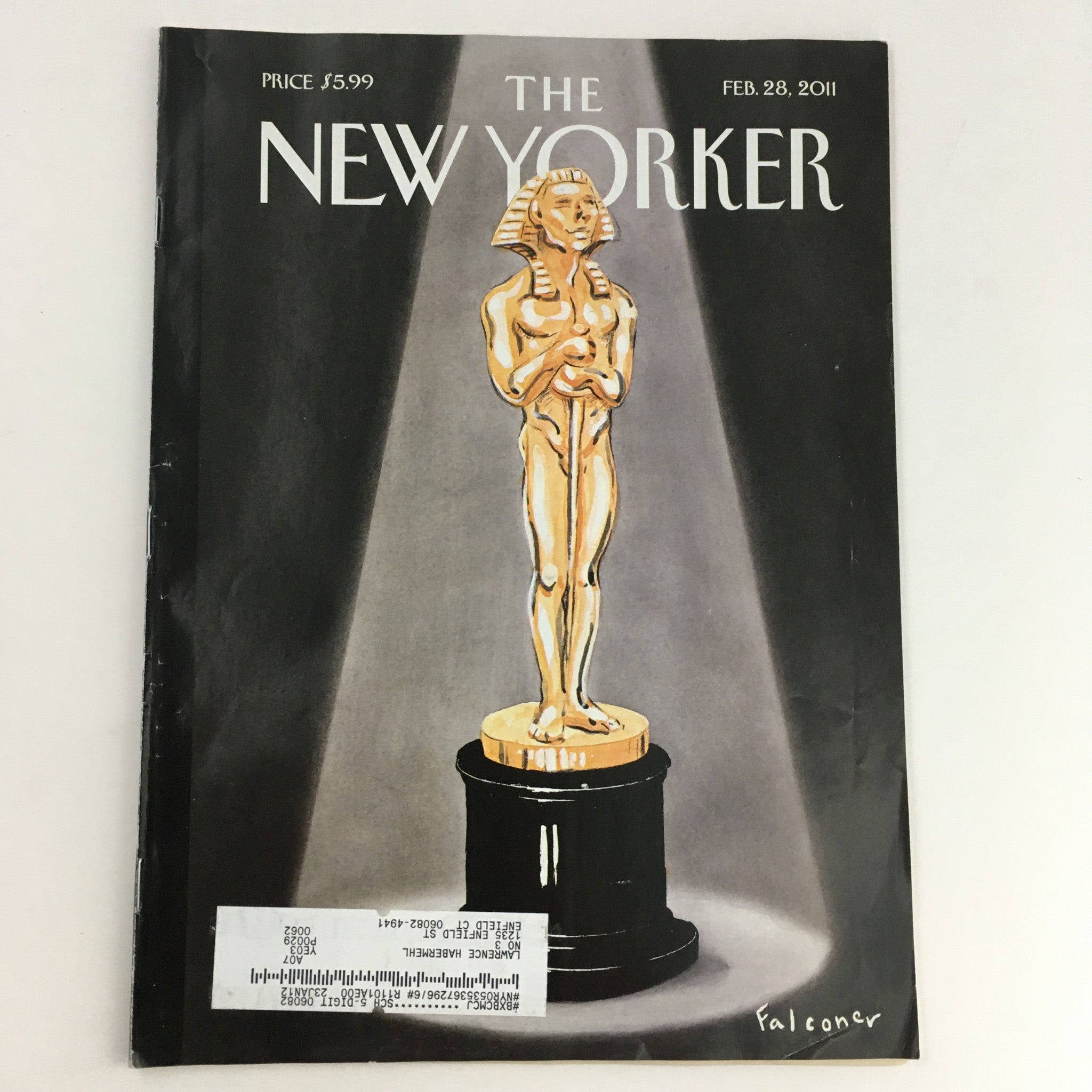 The New Yorker Magazine February 28 2011 Theme Art Cover by Ian Falconer