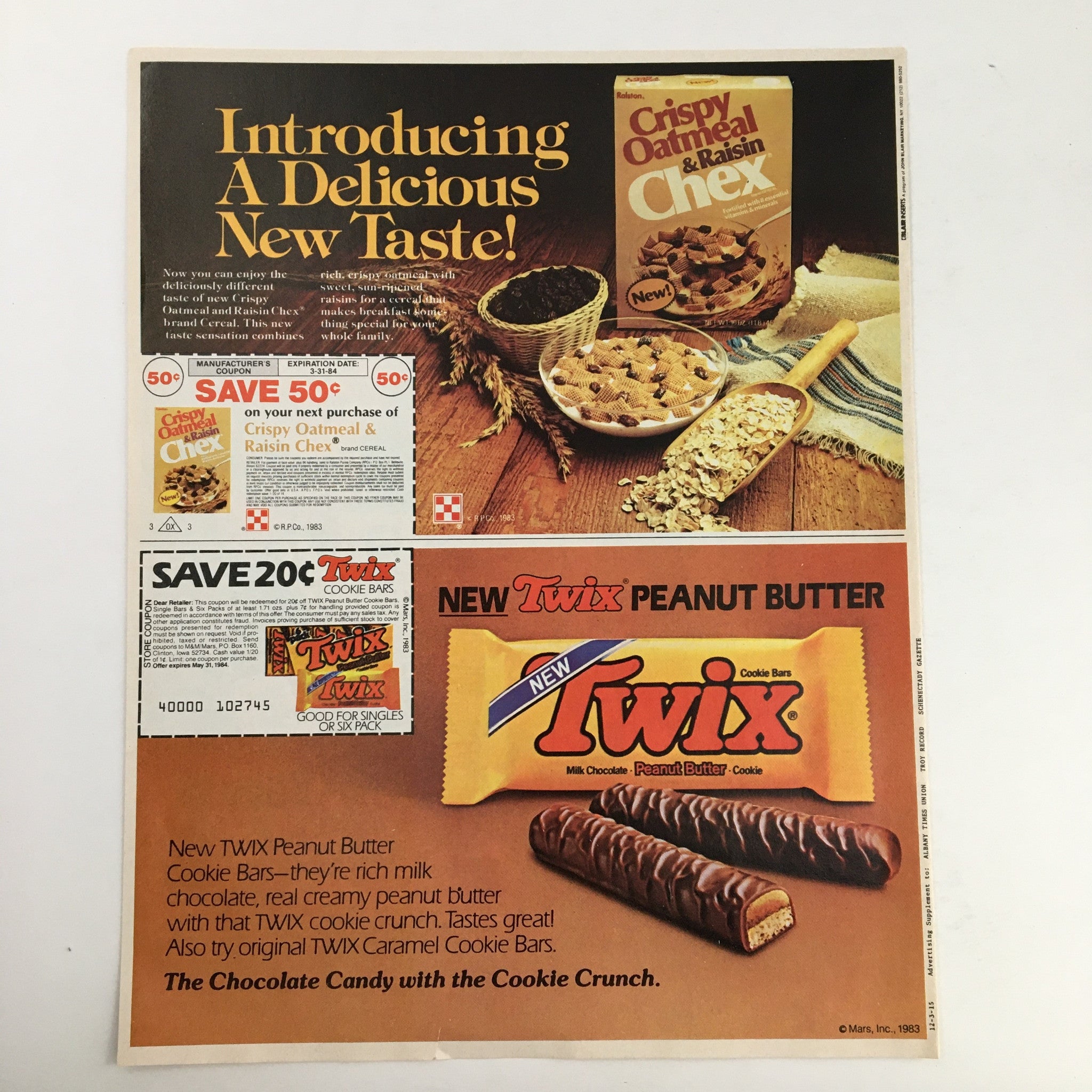 1984 Orville Redenbacher's Gourmet Popcorn Circular Coupon Advertisement