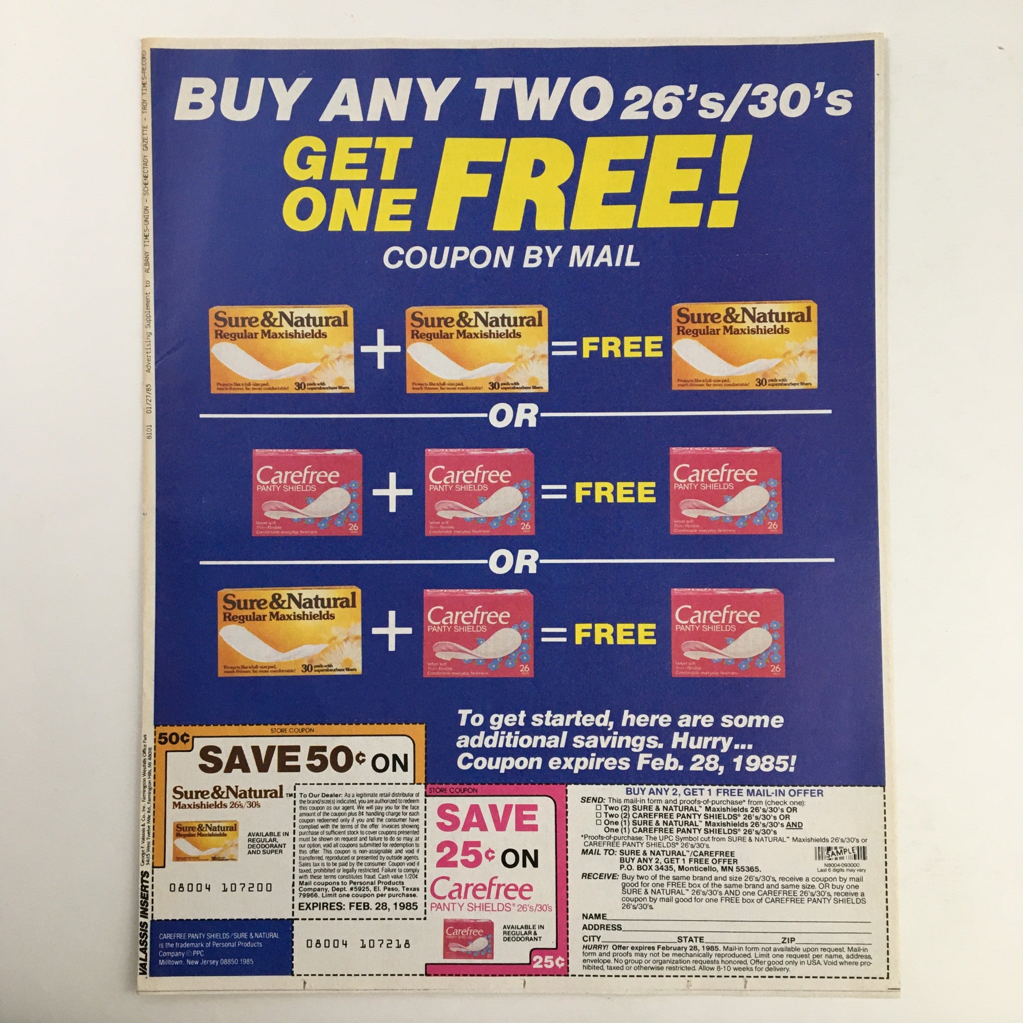 1984 Hefty Bags, Baggies & Hefty Plates Circular Coupon Advertisement