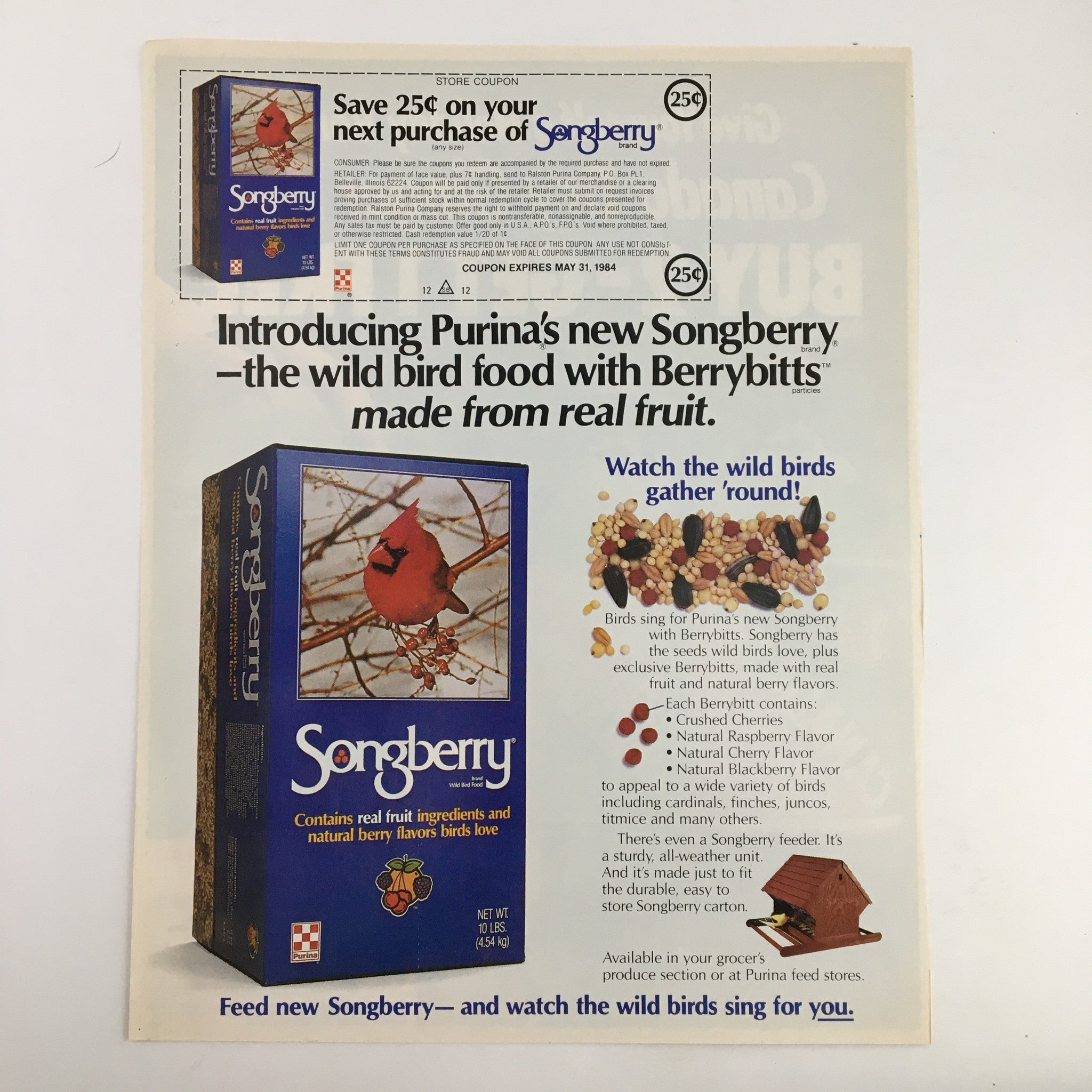 1984 Canada Dry Ginger Ale Circular Coupon Advertisement