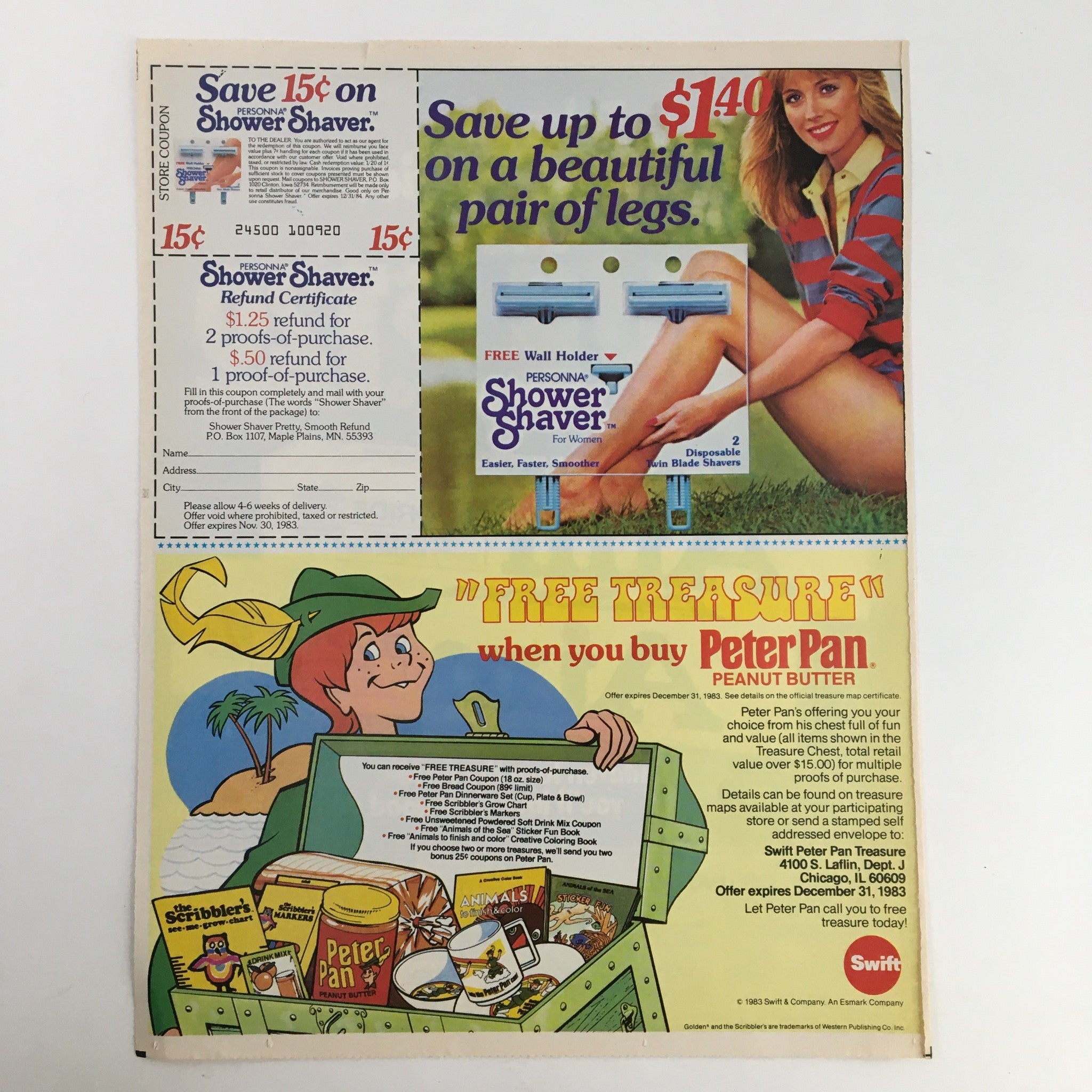 1983 Aim Regular Flavored Toothpaste Circular Coupon Advertisement