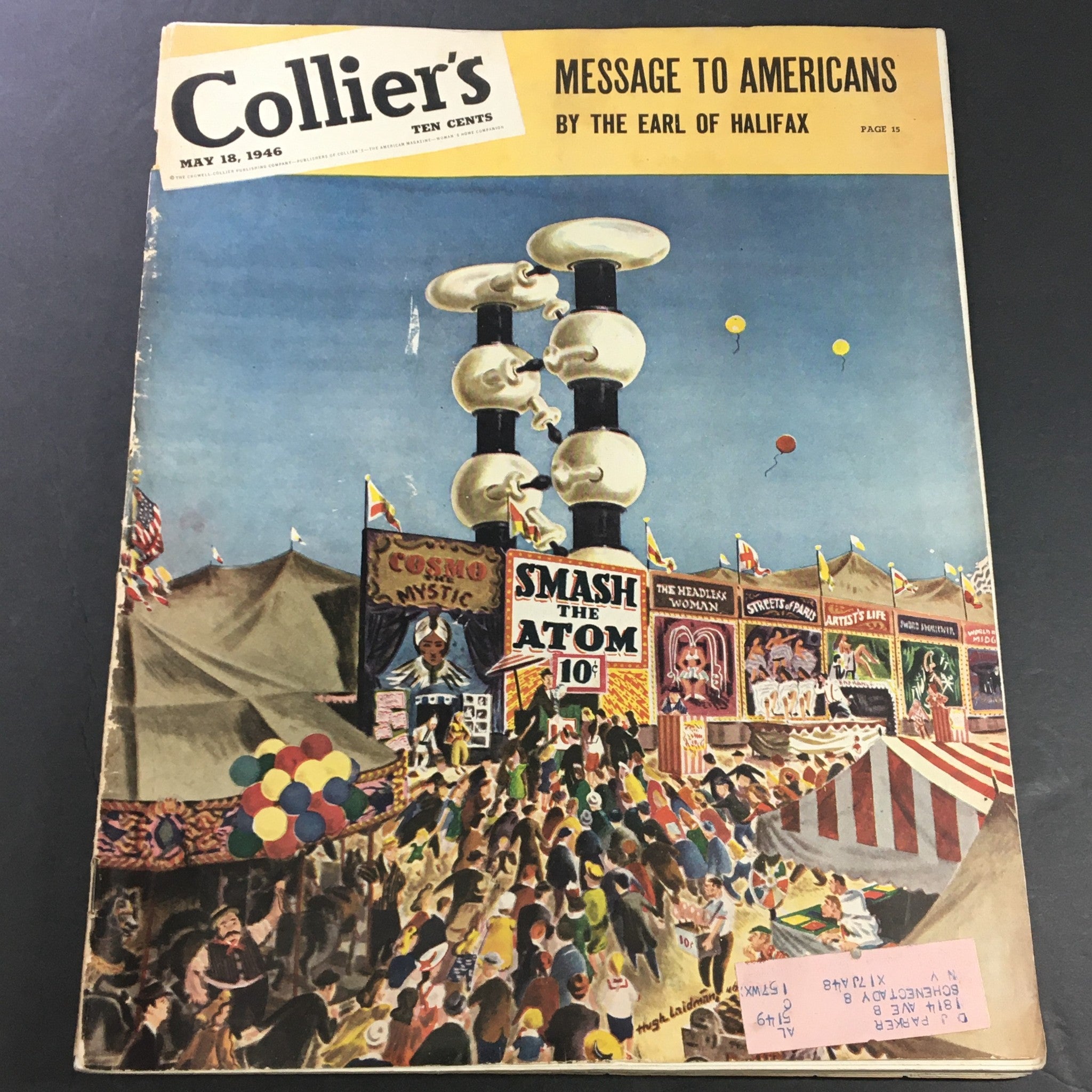 VTG Collier's Magazine May 18 1946 Message to Americans by The Earl of Halifax