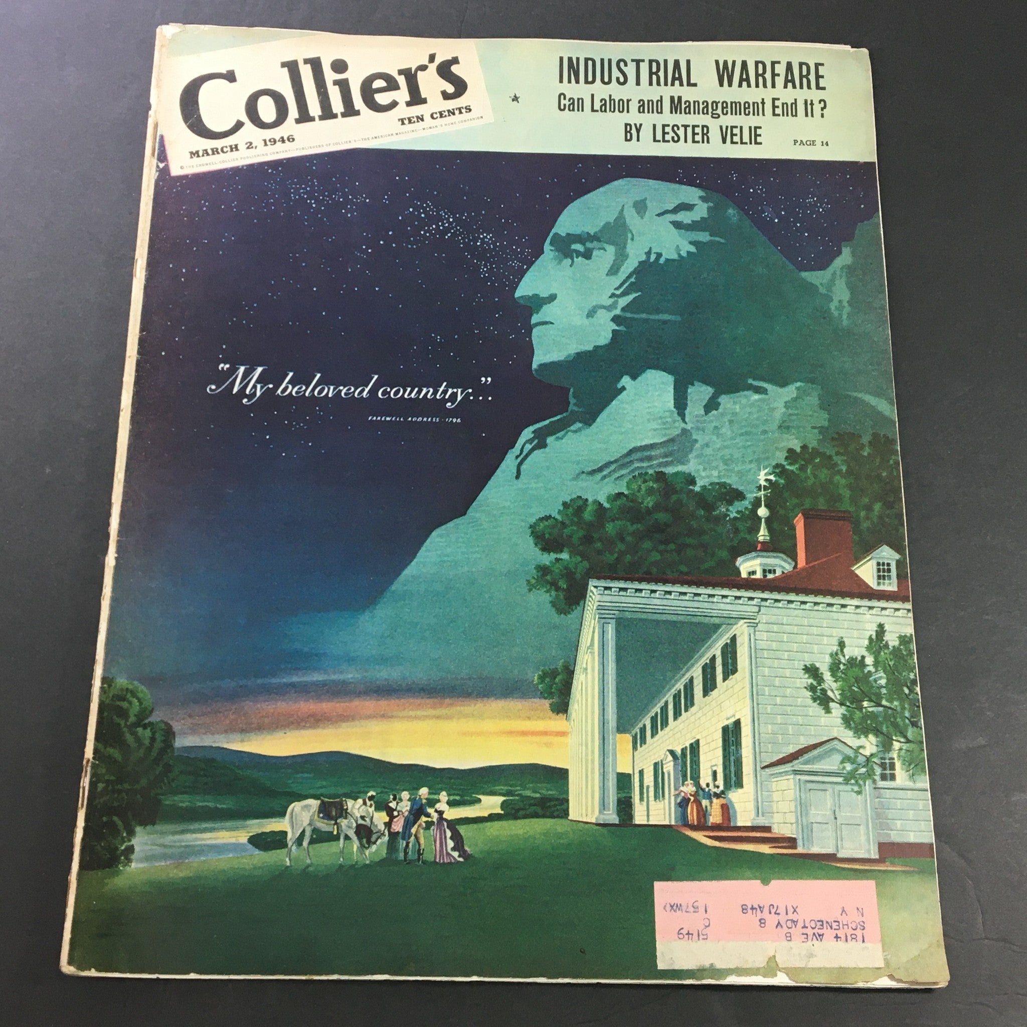 VTG Collier's Magazine March 2 1946 Industrial Warfare by Lester Velie